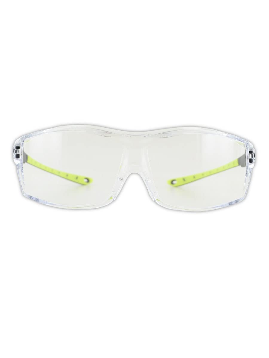 MAGID Safety Glasses - ANSI Z87.1 Certified, Anti-Fog, Clear Lens Protective Eyewear for Work, DIY, Construction & Outdoor Activities