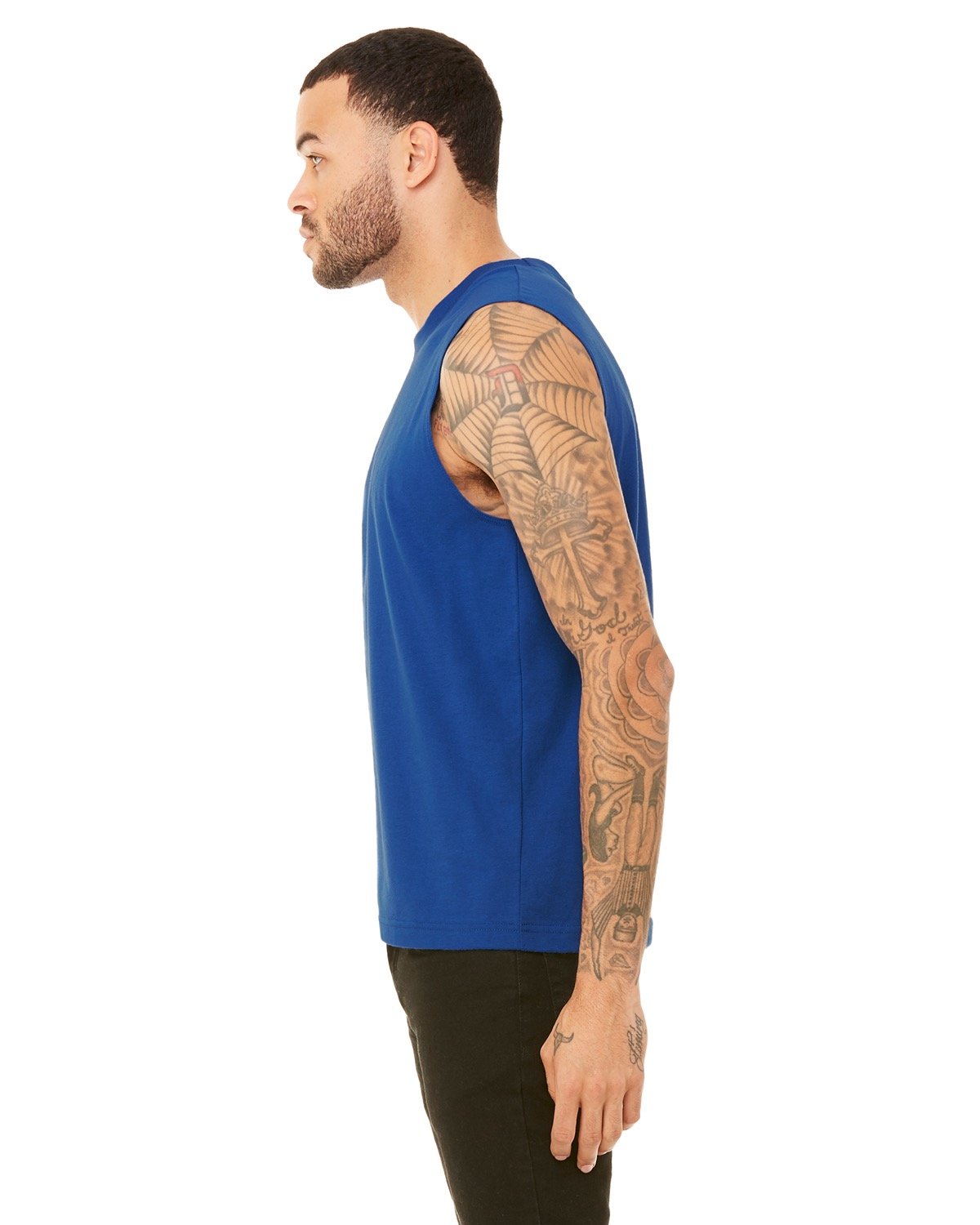 Bella + Canvas 3483 Unisex Jersey Muscle Tank - Soft Cotton Relaxed Fit Sleeveless Shirt for Men & Women - Perfect for Gym, Yoga, Beach & Summer Outfits