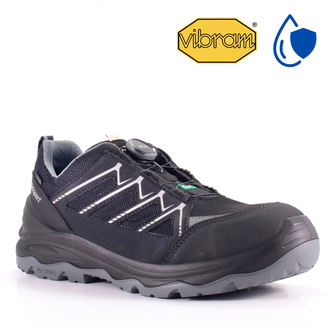 Grisport BOA Seattle 4 Safety Work Shoes for Men - Steel Toe, Slip Resistant, Waterproof (Model 706011C29T) - Ideal for Construction, Warehouse & Industrial Work