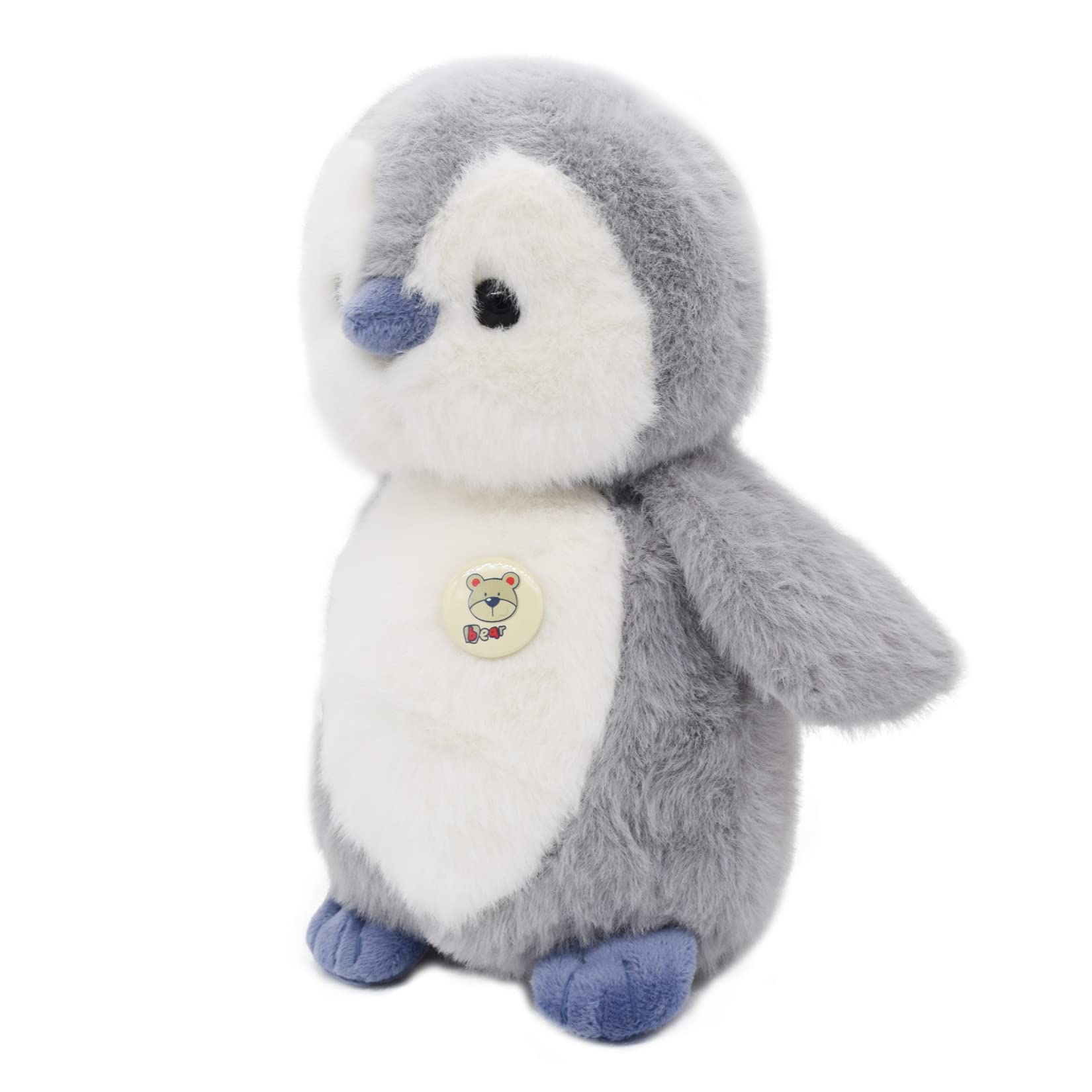 Adorable 10-Inch Gray Penguin Stuffed Animal Plush Toy - Soft Cuddly Stuffed Penguin for Kids, Gifts & Nursery Decor | Perfect for Birthday Presents, Baby Shower Gifts & Bedtime Companions