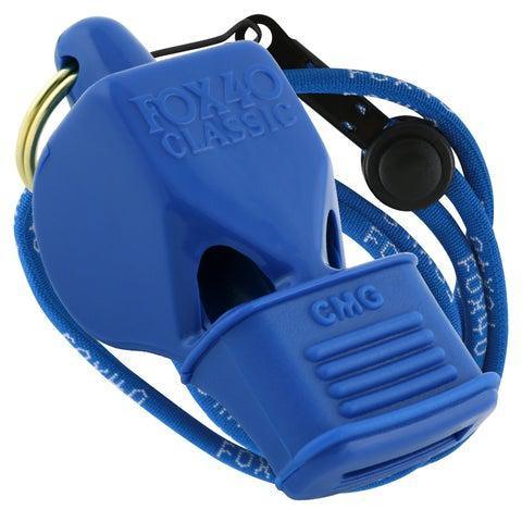 Fox 40 Classic CMG Whistle with Lanyard - Loud Referee Sports Whistle for Soccer, Football, Coaching, Lifeguards & Emergency Situations
