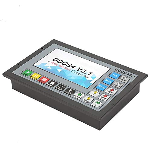 ARM9 Chip 4-Axis Motion Controller Card for CNC Machines - Offline Controller with Emergency Stop & Handwheel Function - Perfect for CNC Milling, Engraving, and DIY Projects