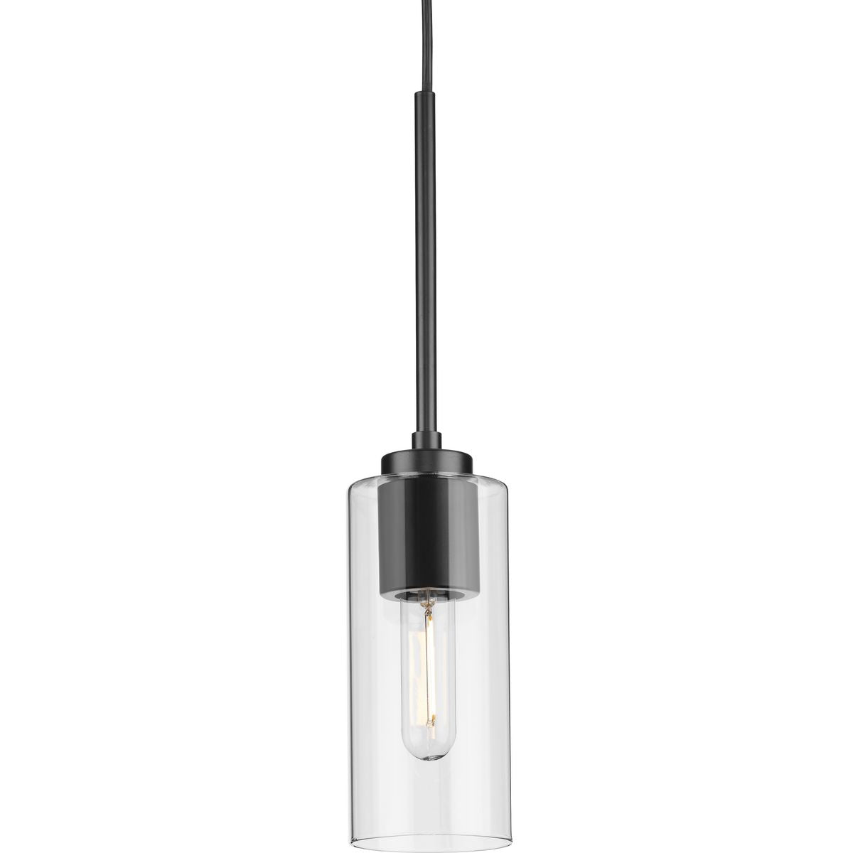 Cofield Collection Modern One Light Pendant - Sleek Ceiling Light Fixture for Kitchen, Dining Room & Bedroom | Energy Efficient LED Lighting for Home Decor