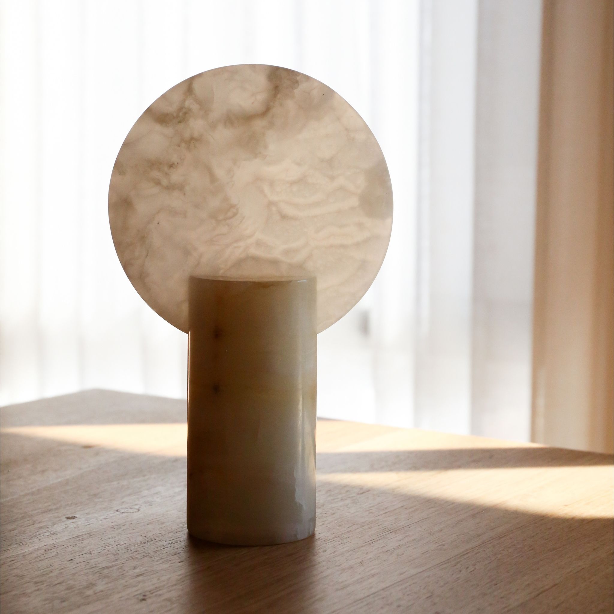 STUDIO SOCIETÁ Modern Circle Lamp - Sleek Onyx Black Pendant Light for Living Room, Bedroom, or Dining Area - Contemporary Ceiling Lighting Fixture for Home Decor
