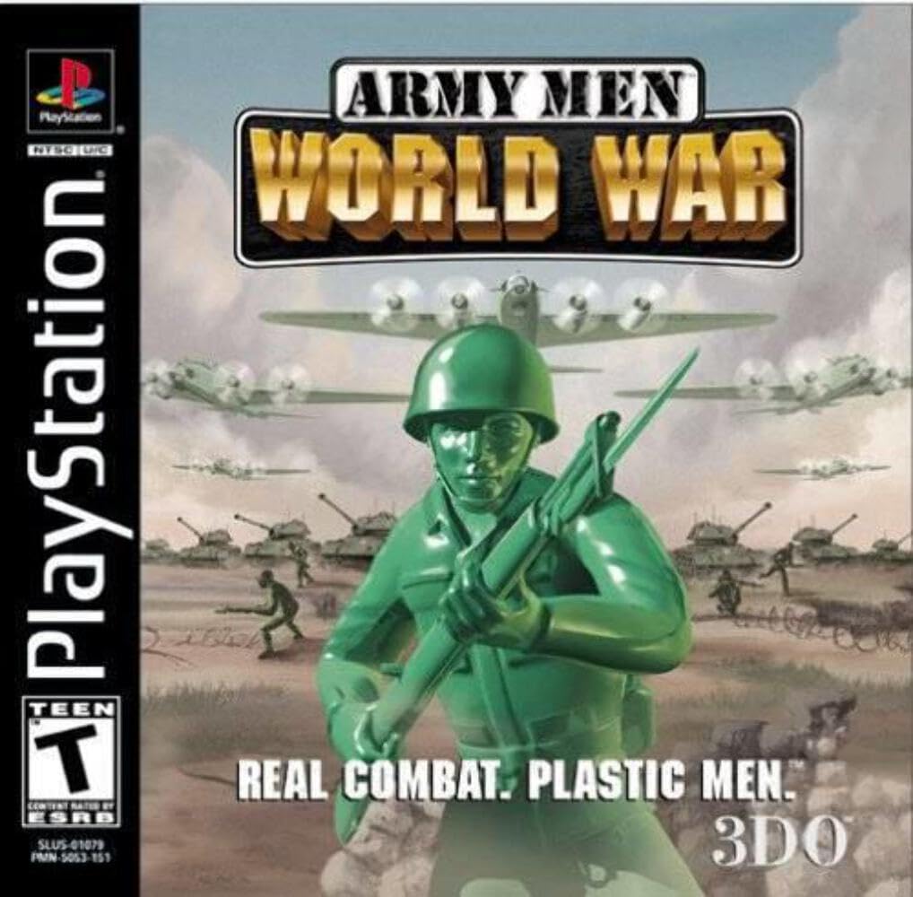 Army Men World War - PlayStation Game | Classic Strategy War Simulation for PS1 & PS2 | Perfect for Retro Gaming Enthusiasts & Military Strategy Fans