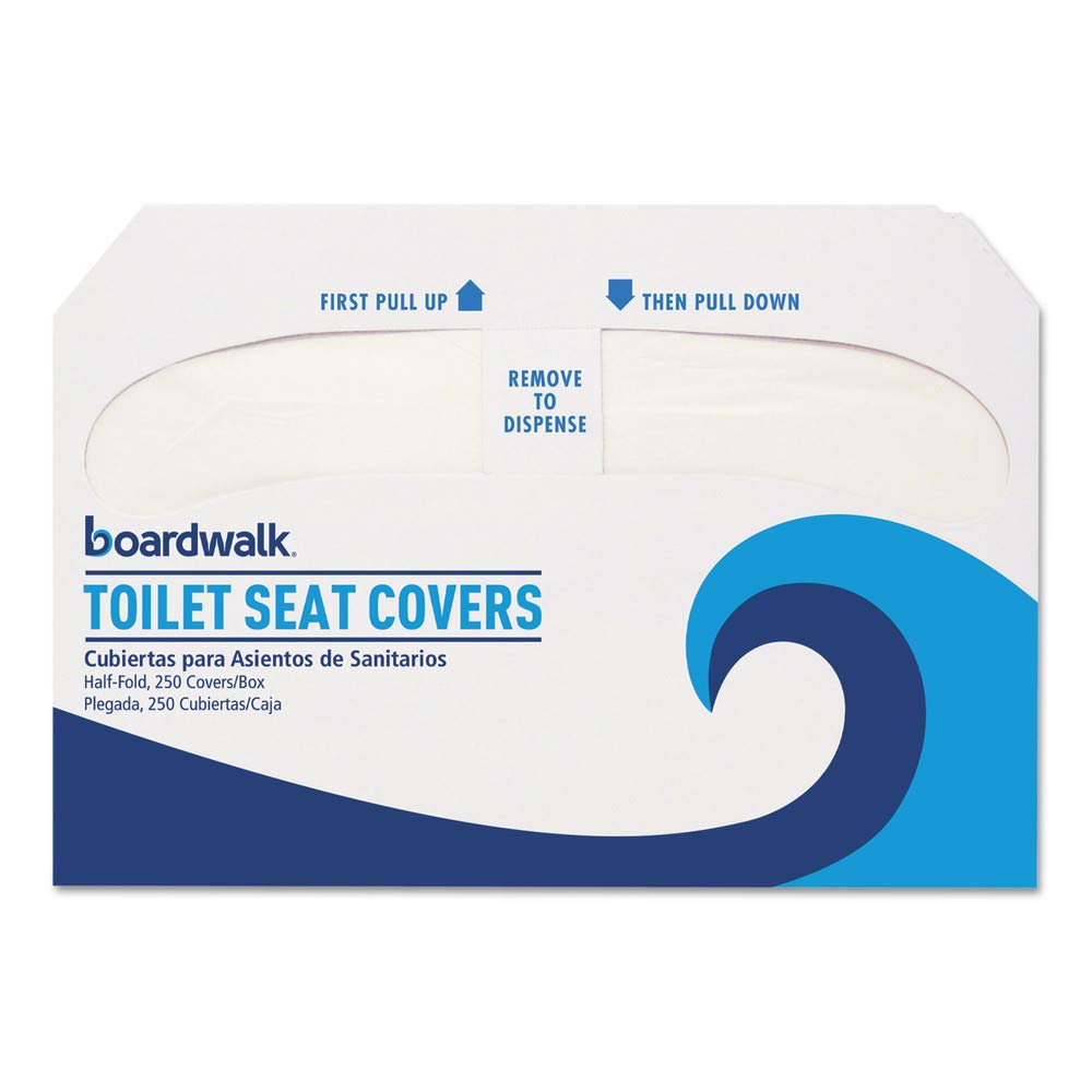 Premium Half-Fold Toilet Seat Covers K5000 - 250 Covers per Sleeve (Pack of 20 Sleeves) - Disposable Sanitary Protection for Public Restrooms, Travel & Outdoor Use