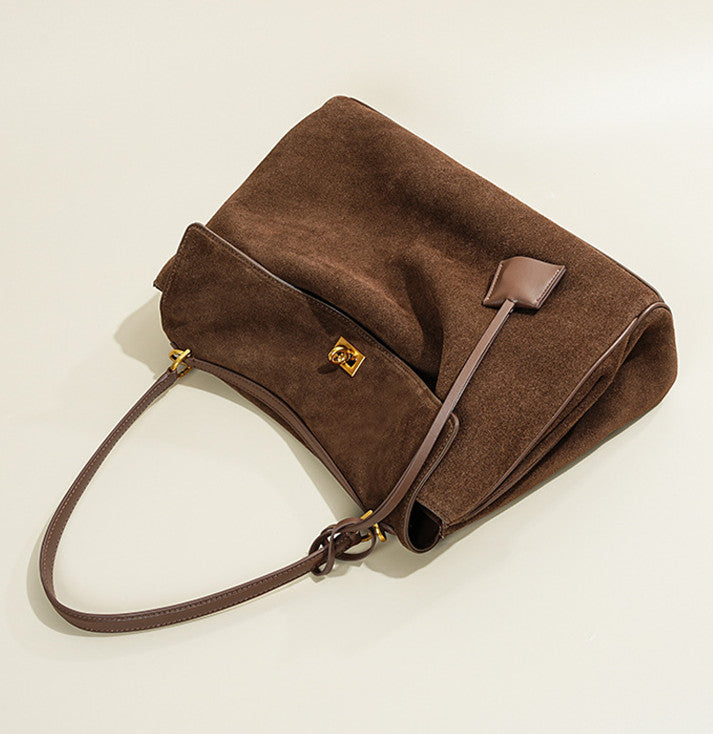 Premium Genuine Leather Shoulder Bag for Women - Fashionable Crossbody Purse with Adjustable Strap - Perfect for Work, Travel & Everyday Use