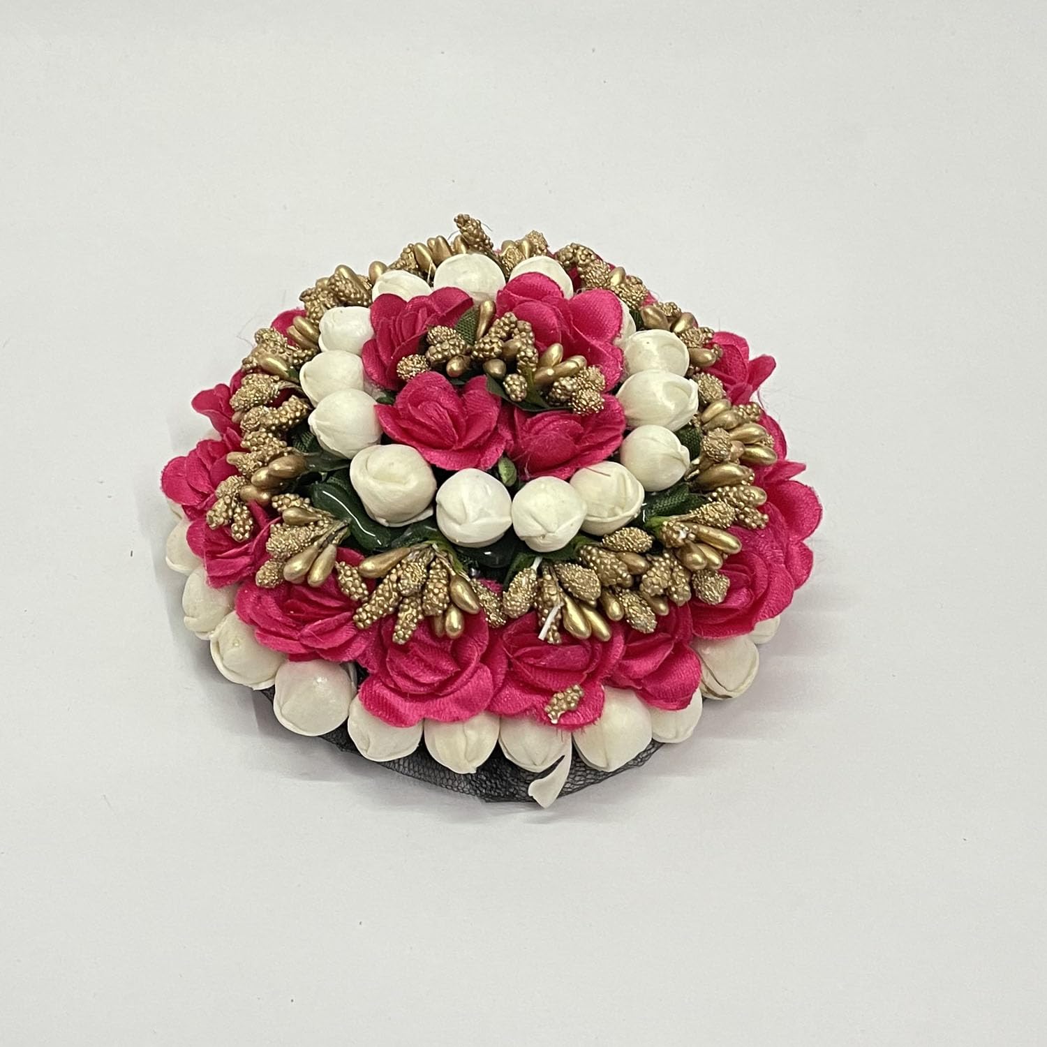 GuruEmbelish Bridal Bun Juda Gajra Maker - Floral Hair Accessories for Women & Girls | Indian Wedding Hair Jewelry | Perfect for Bridal Hairstyles, Mehendi & Sangeet Ceremonies