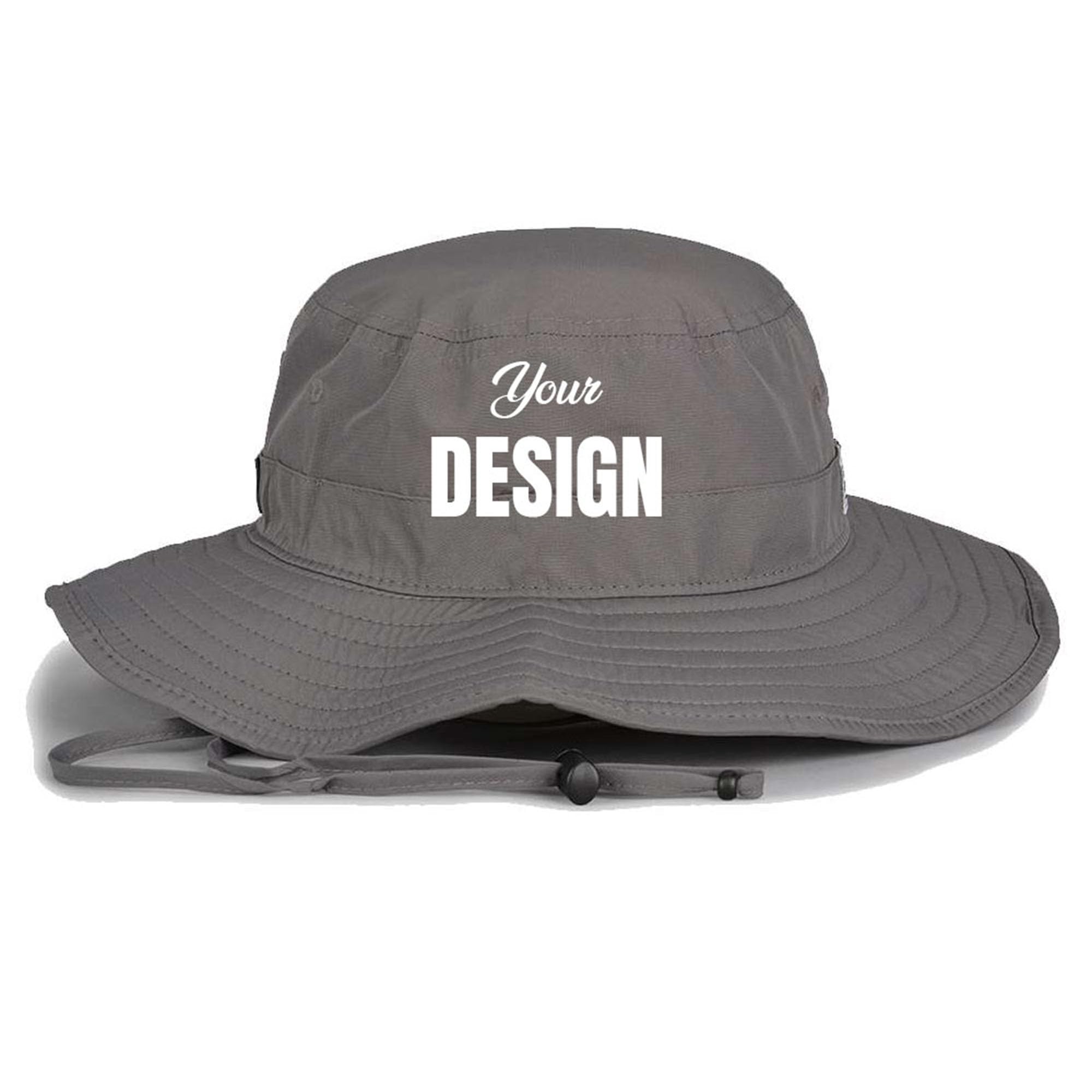 Custom Embroidered Unisex Bucket Hats with INK STITCH Technology - Adjustable Sun Hat for Outdoor Activities, Beach, Hiking & Fishing - Multiple Color Options