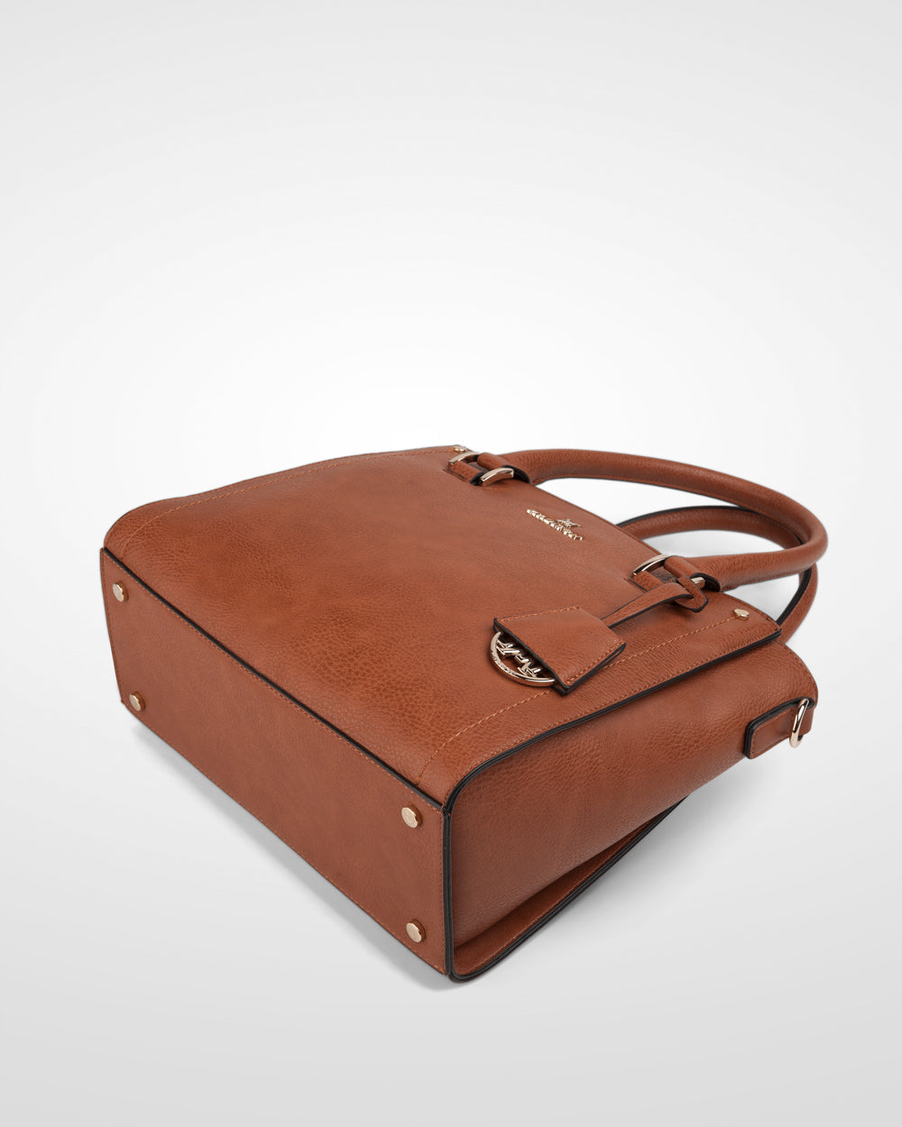 Angie Medium 3-Compartment Crossbody Satchel Bag with Adjustable Graphic Strap - Perfect for Work, Travel & Everyday Use