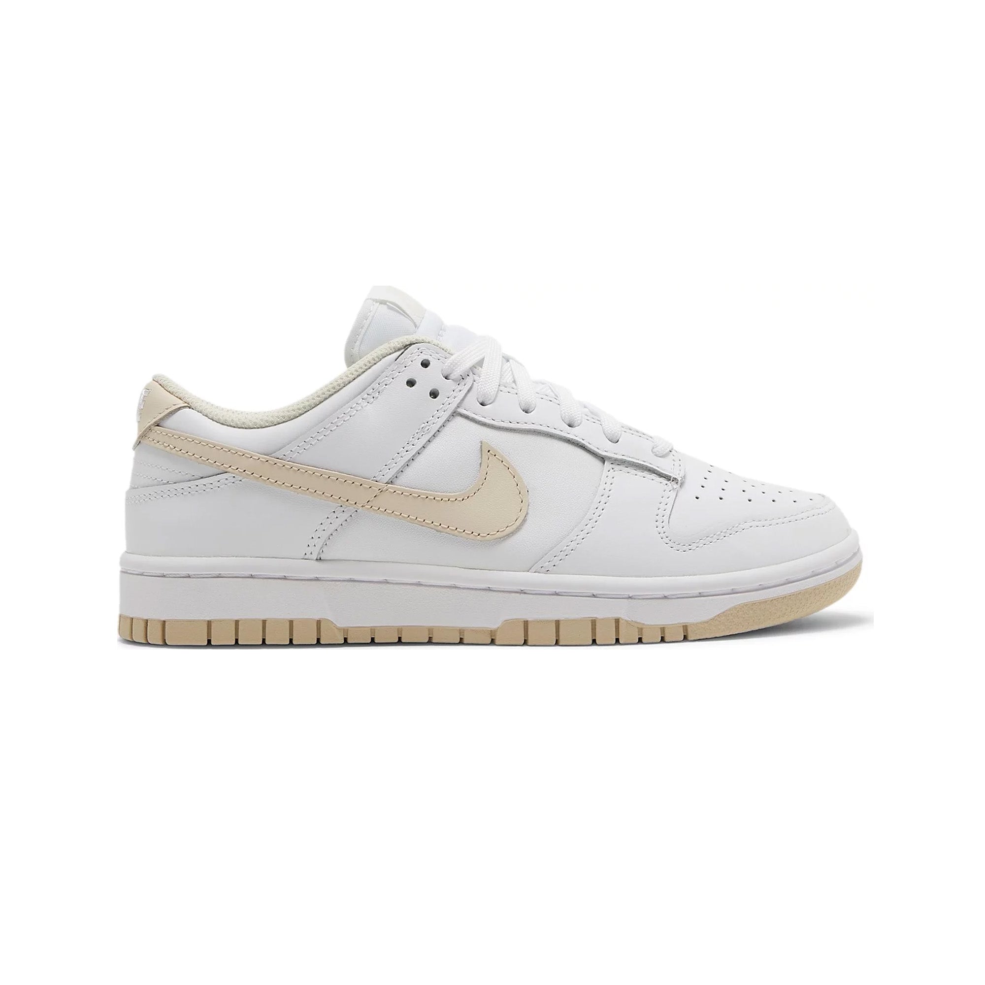 Nike Dunk Low 'White Pearl' Women's Sneakers - Classic White & Pearl Colorway for Casual Wear, Street Style & Everyday Comfort