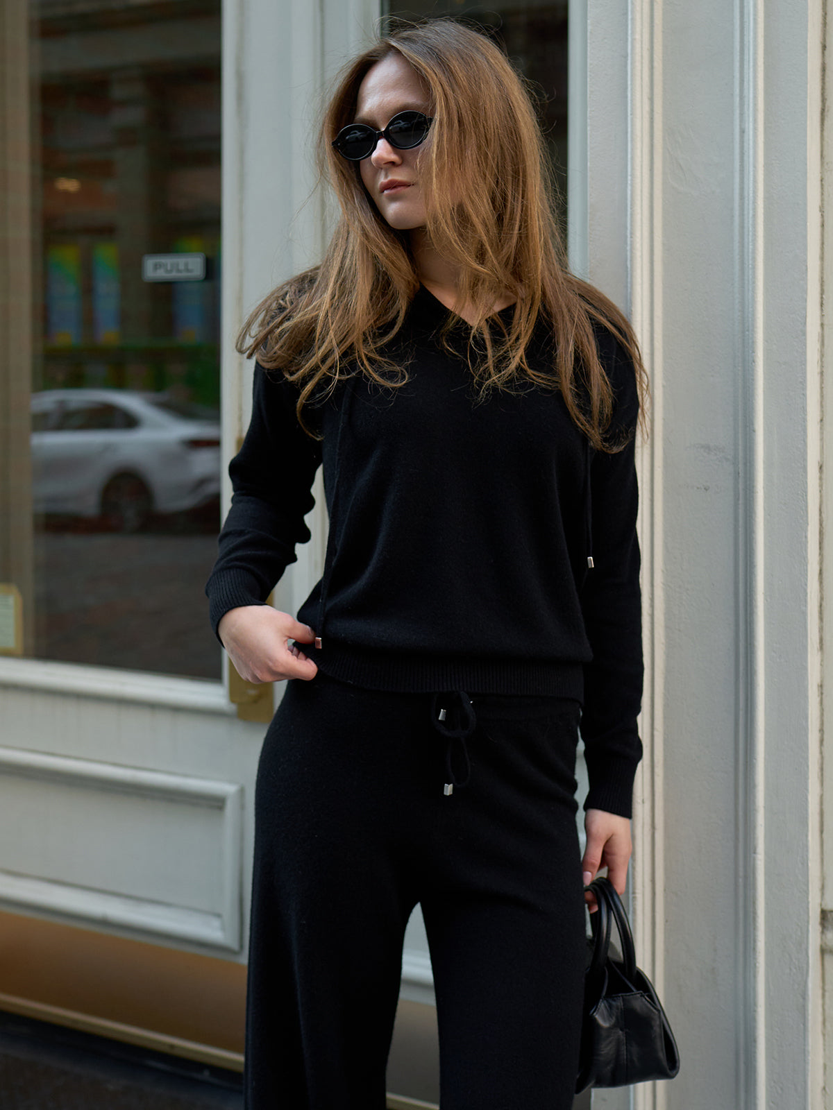 Madison Cashmere Hoodie for Women - Soft & Luxurious Winter Pullover Sweater | Cozy Lounge Wear & Casual Outfit for Cold Weather