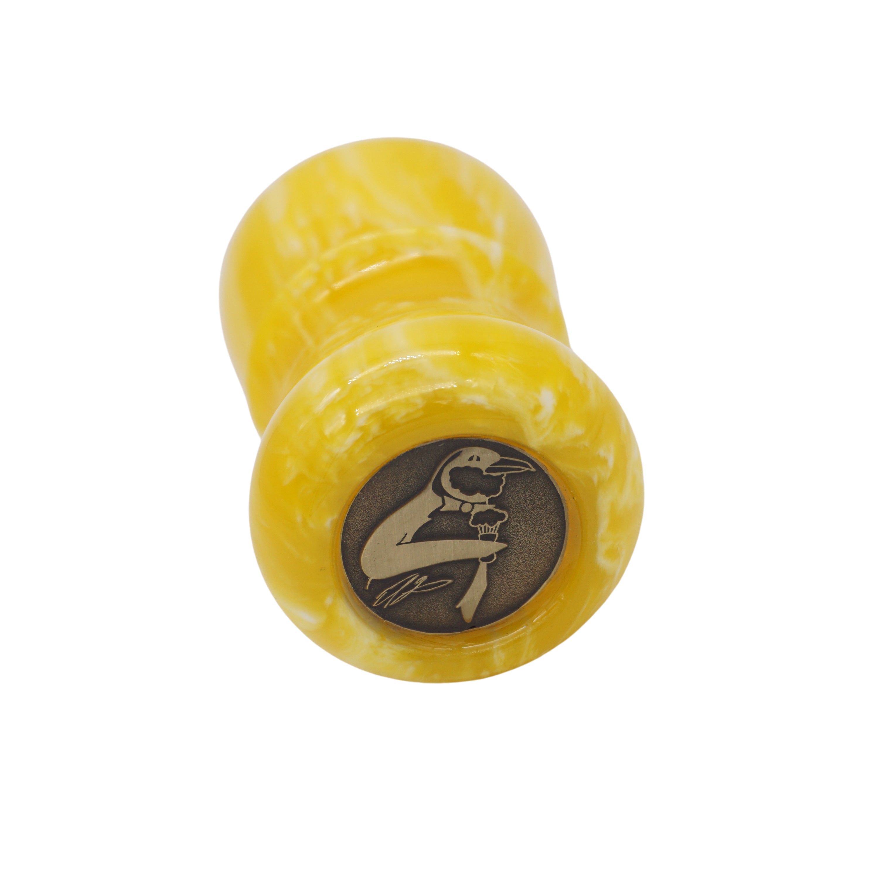Premium Lemon Drop Handcrafted Shaving Brush Handle - Fits 24mm & 26mm Knots - Perfect for Wet Shaving & Grooming Gifts - Luxury Men's Shaving Accessories for Home & Travel Use
