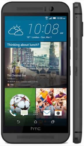 Refurbished HTC One M9 Unlocked Smartphone - 4G LTE, 20MP Camera, 5