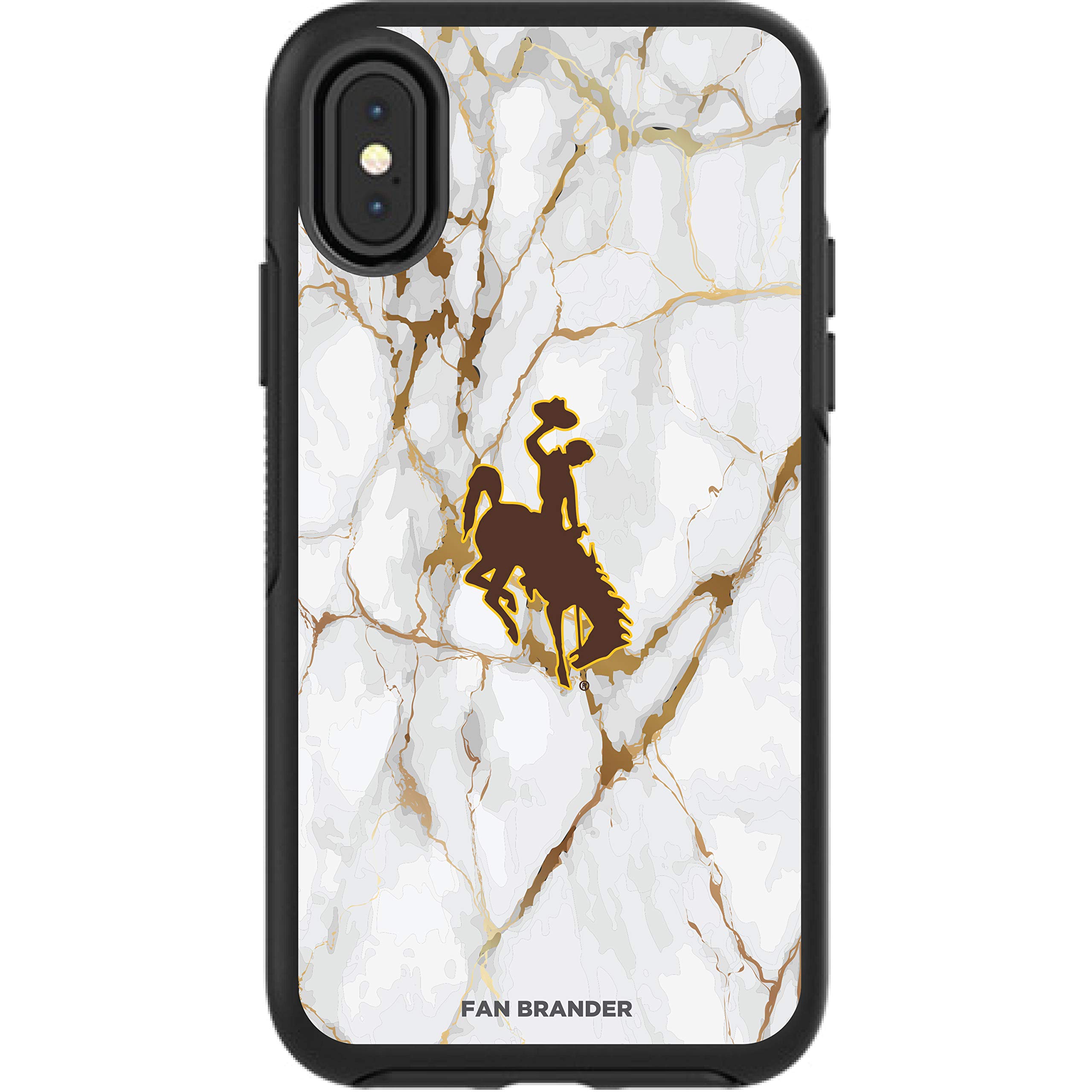 NCAA OtterBox Symmetry iPhone Case - White Marble Design for Apple iPhone | Durable Protection for Daily Use