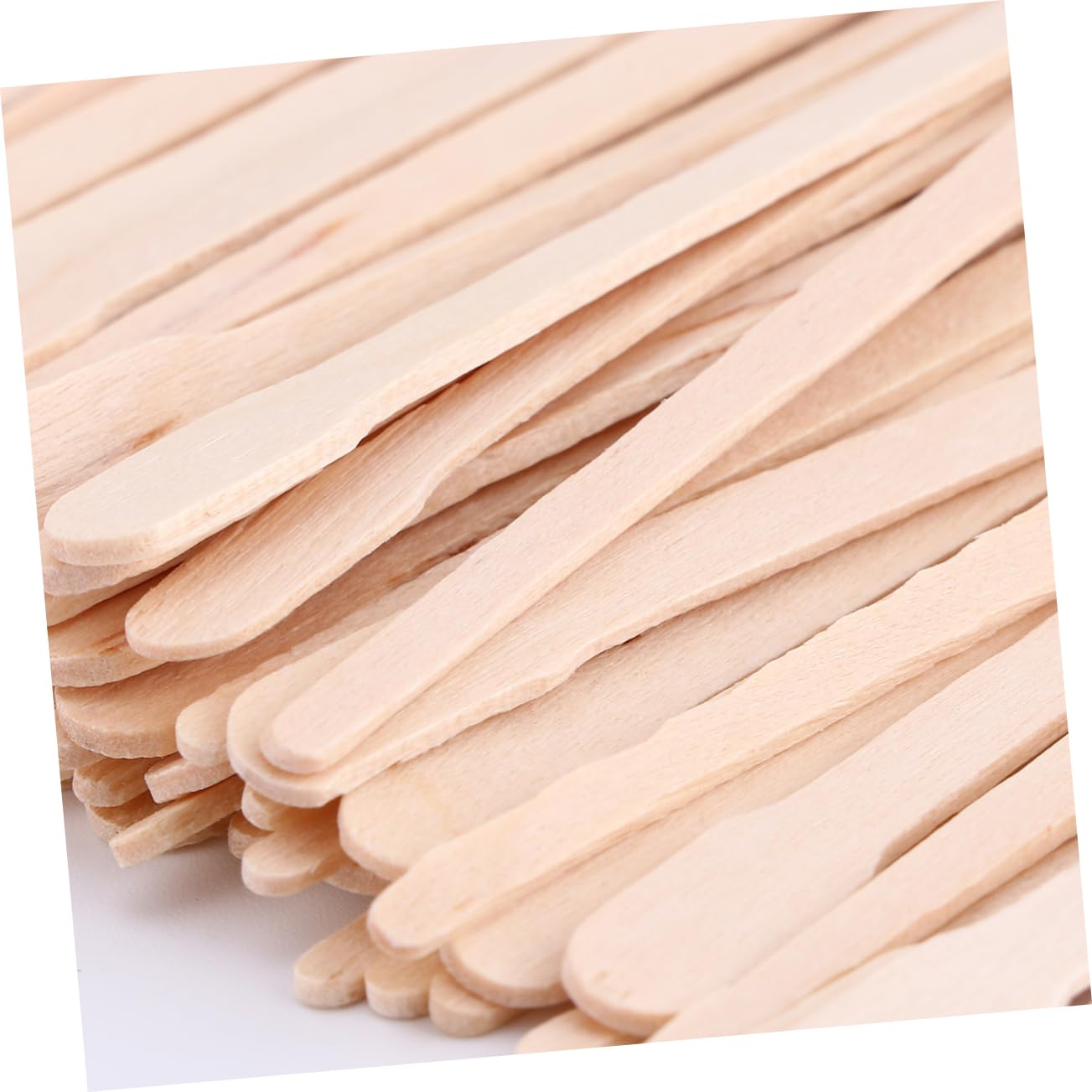 600pcs Hair Removal Waxing Kit - Wooden Wax Applicator Sticks, Wax Spatulas & Lotion Scraper for Face & Body - Perfect for DIY Waxing, Salon Use & At-Home Hair Removal Treatments