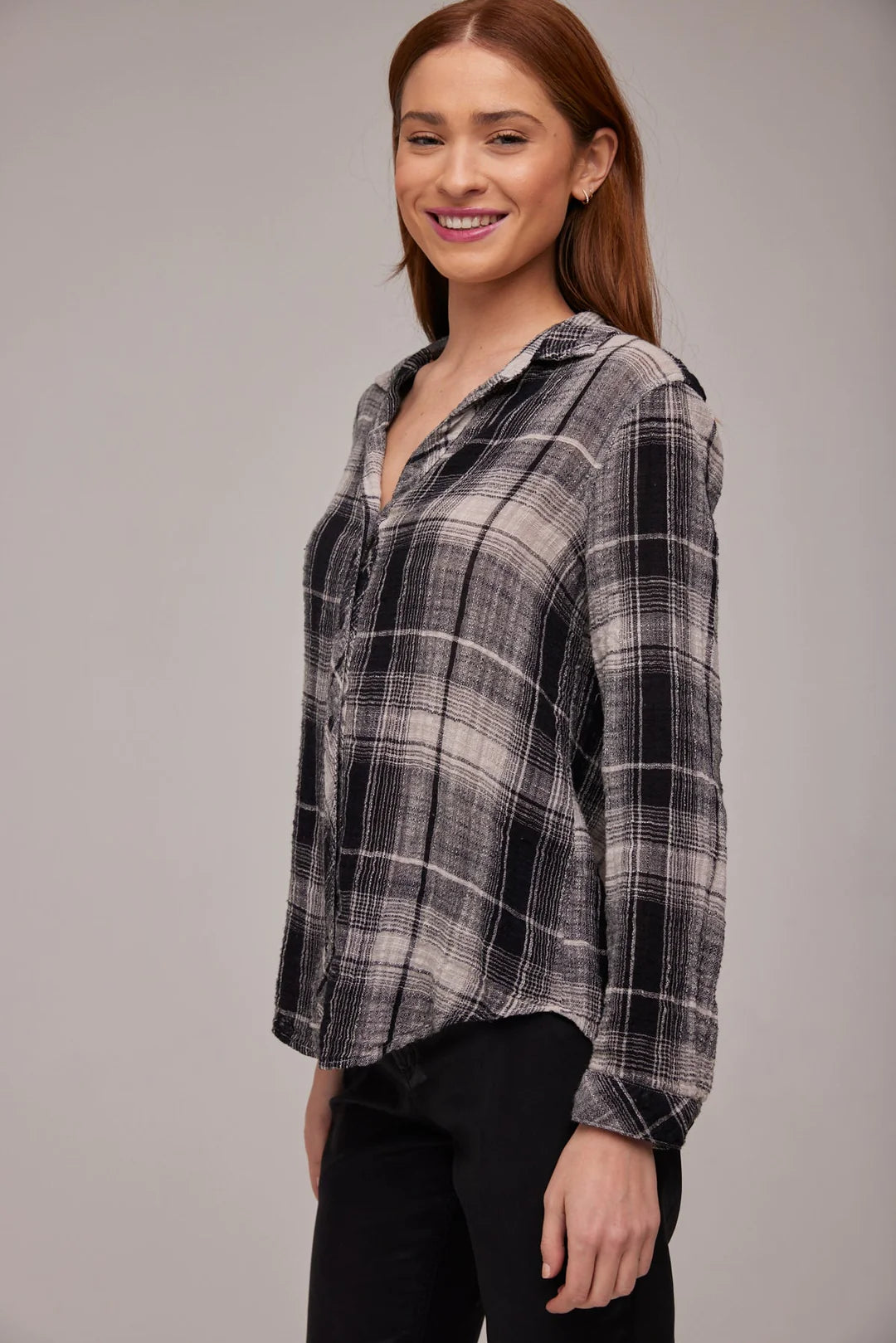 Classic Button Down Shirt for Men - High Desert Plaid Flannel Shirt | Comfortable Casual & Work Wear | Perfect for Outdoor Adventures & Office Style