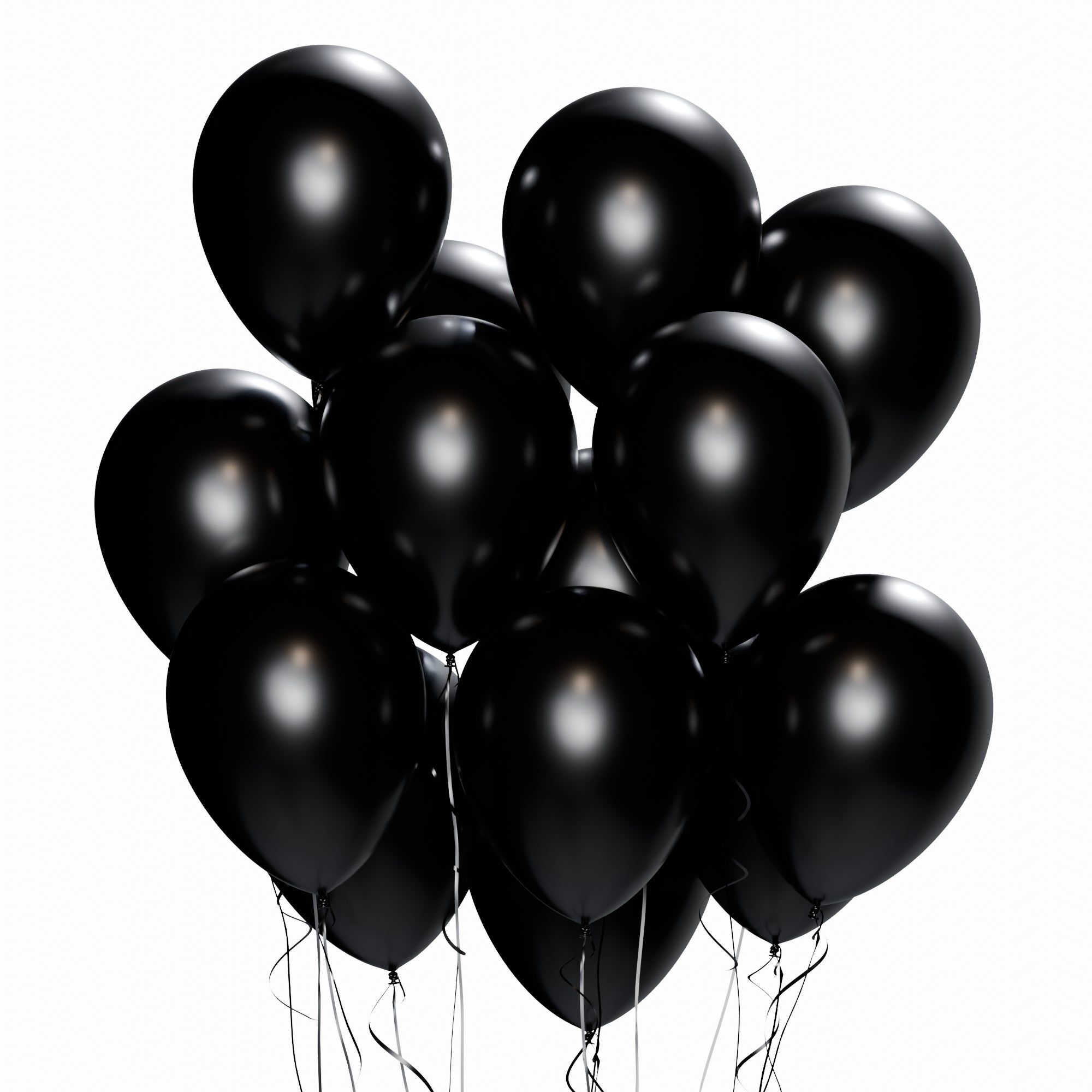12 Inch Black Latex Balloons (72 Count) - Perfect for Birthday Parties, Halloween Decorations & Themed Events