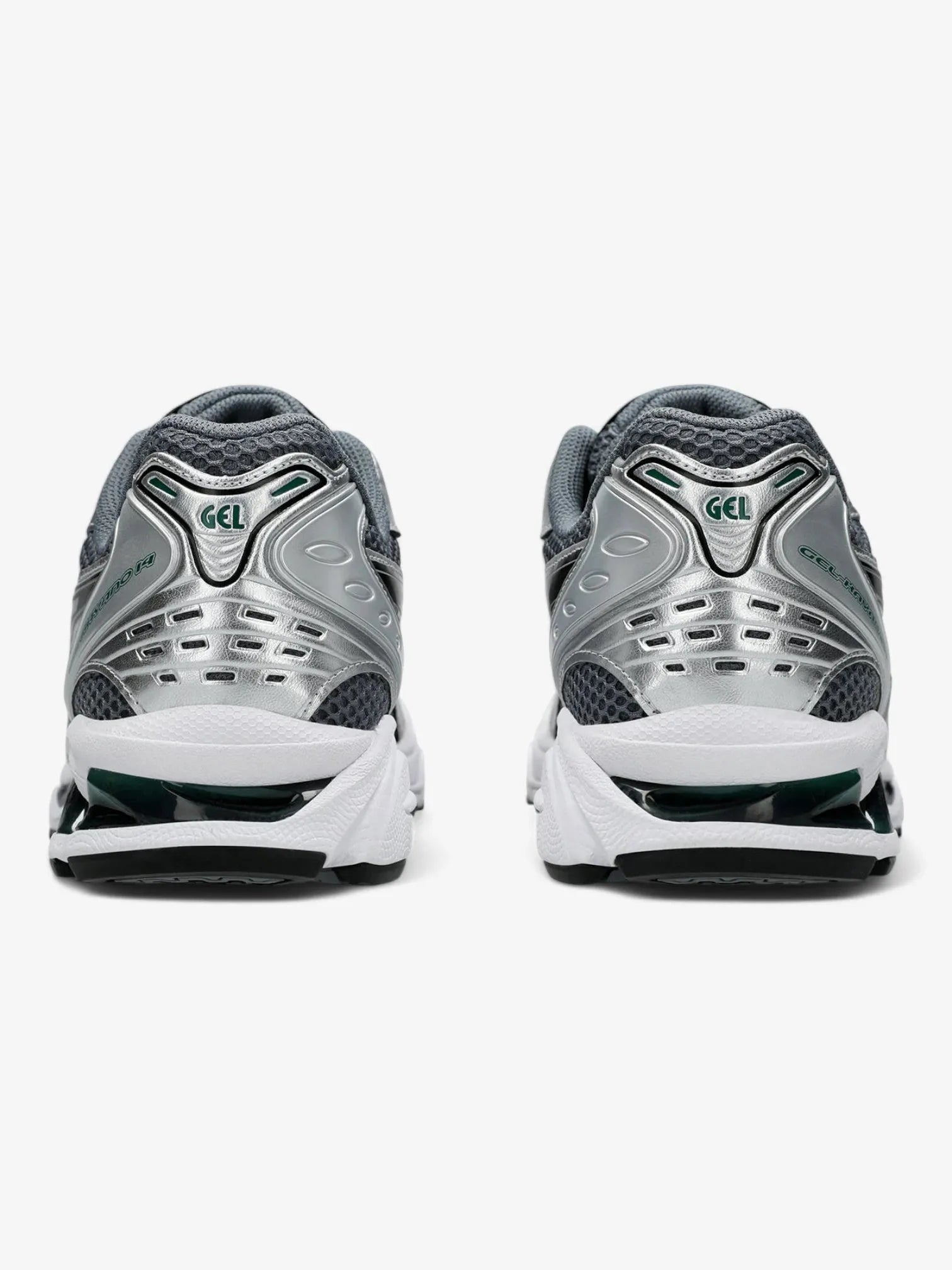 ASICS Gel Kayano 14 Running Shoes for Men - Dark Gray/Silver Cushioned Sneakers for Long Distance Running & Gym Workouts