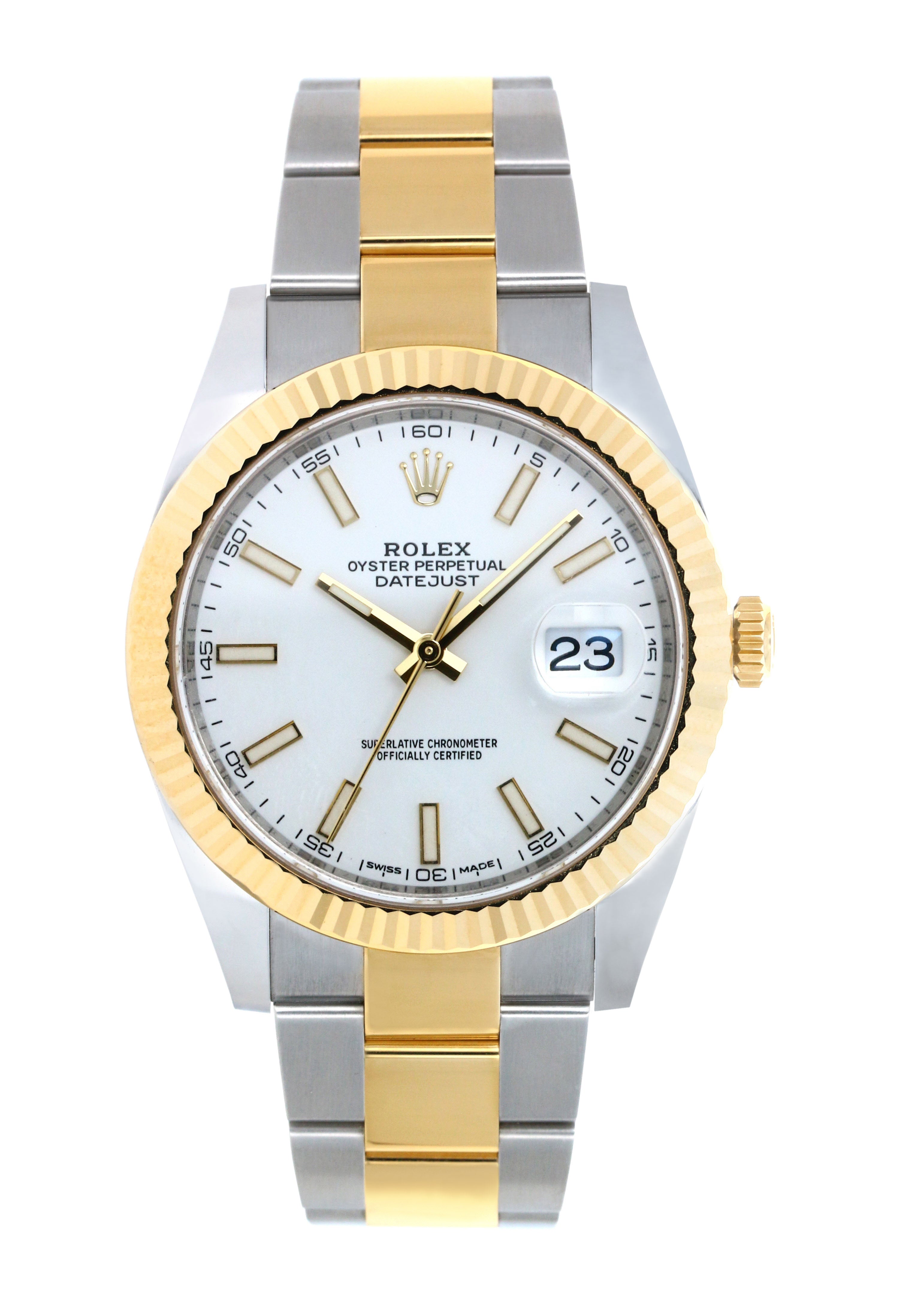 Rolex Datejust 41mm Stainless Steel & Gold Watch (Ref. 126333) - Luxury Automatic Men's Timepiece for Business, Gifting & Special Occasions