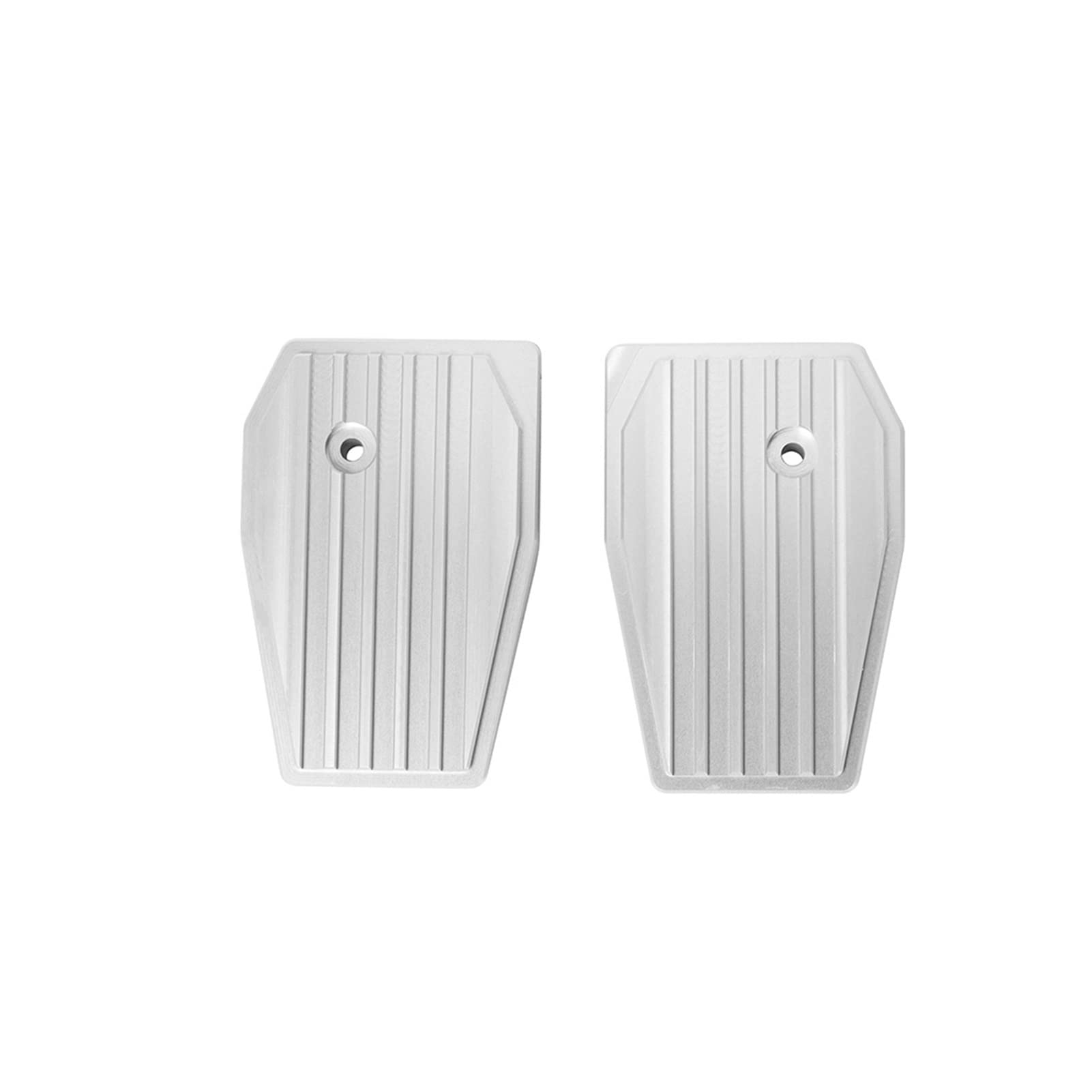 Honda Rebel 500 CMX500 CMX300 Motorcycle Foot Pegs (2017-2022) - Wide Footrest Pedals Replacement Upgrade Accessories in Silver - Perfect for Cruiser Riding & Comfort Enhancement