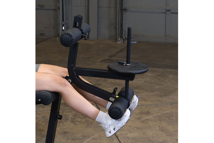 Body Solid Seated Leg Extension & Supine Curl Machine - Home Gym Leg Workout Equipment for Quads & Hamstrings - Perfect for Strength Training and Muscle Building at Home