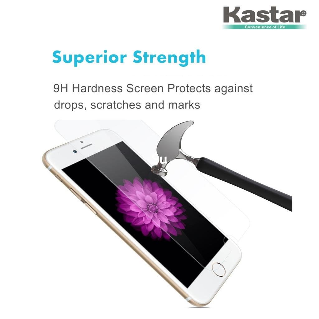 Kastar 6-Pack iPhone 6/6S Tempered Glass Screen Protector - for AT&T, T-Mobile, Sprint, Verizon - Crystal Clear Protection for Daily Use
