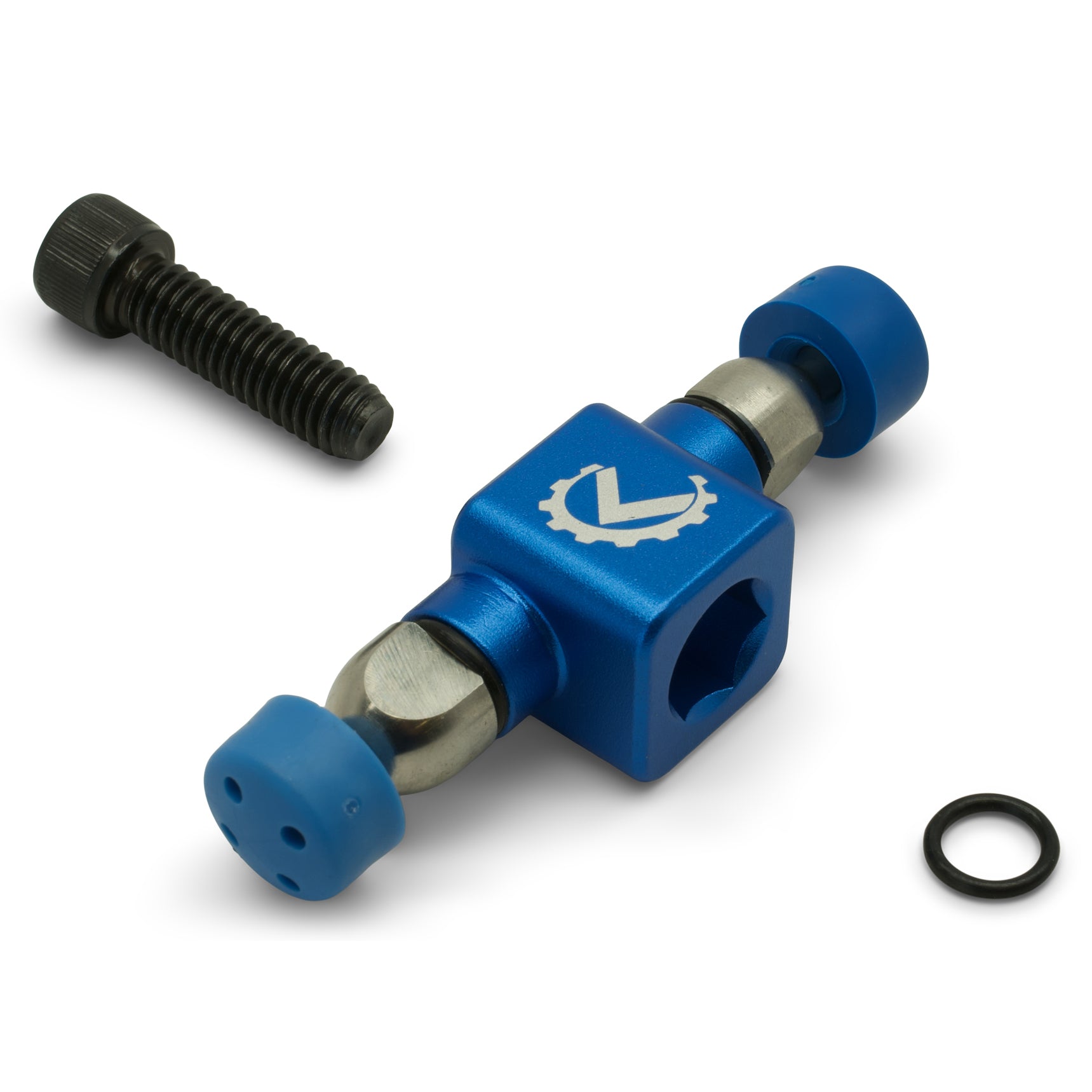 KECO Aluminum Knockdown Holder with Round & Flat Pivot Tips Set - Perfect for Woodworking, Carpentry, and DIY Projects
