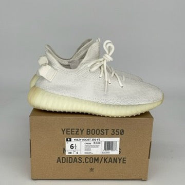 Adidas Yeezy Boost 350 V2 Cream White Sneakers - Men's Size 6.5 (CP9366) | Comfortable Running Shoes & Casual Streetwear for Everyday Wear