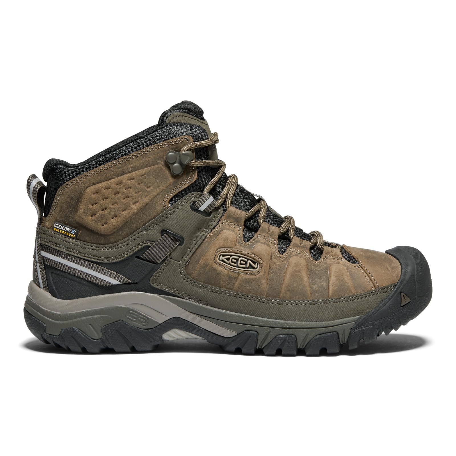 Keen Men's Targhee III Waterproof Mid Hiking Boots - Lightweight & Durable for Outdoor Adventures, Trail Running, Camping & Backpacking