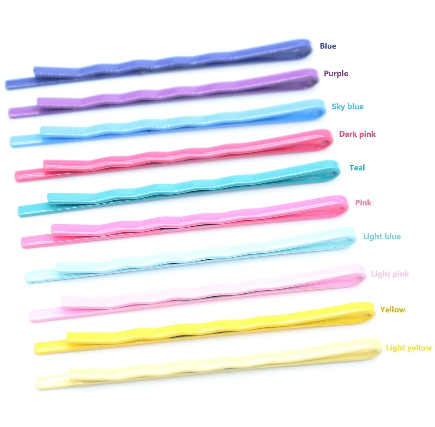 Colorful Metal Bobby Pins for Thick Hair - Cute Box Set for Women & Girls - Perfect for Styling & Updos