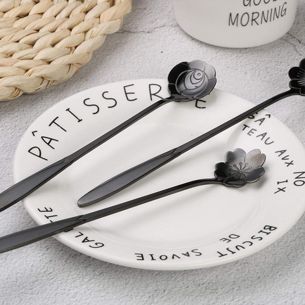 Premium Stainless Steel Mixing Spoon - Durable Coffee & Kitchen Spoon for Baking, Cooking & Stirring Hot Beverages