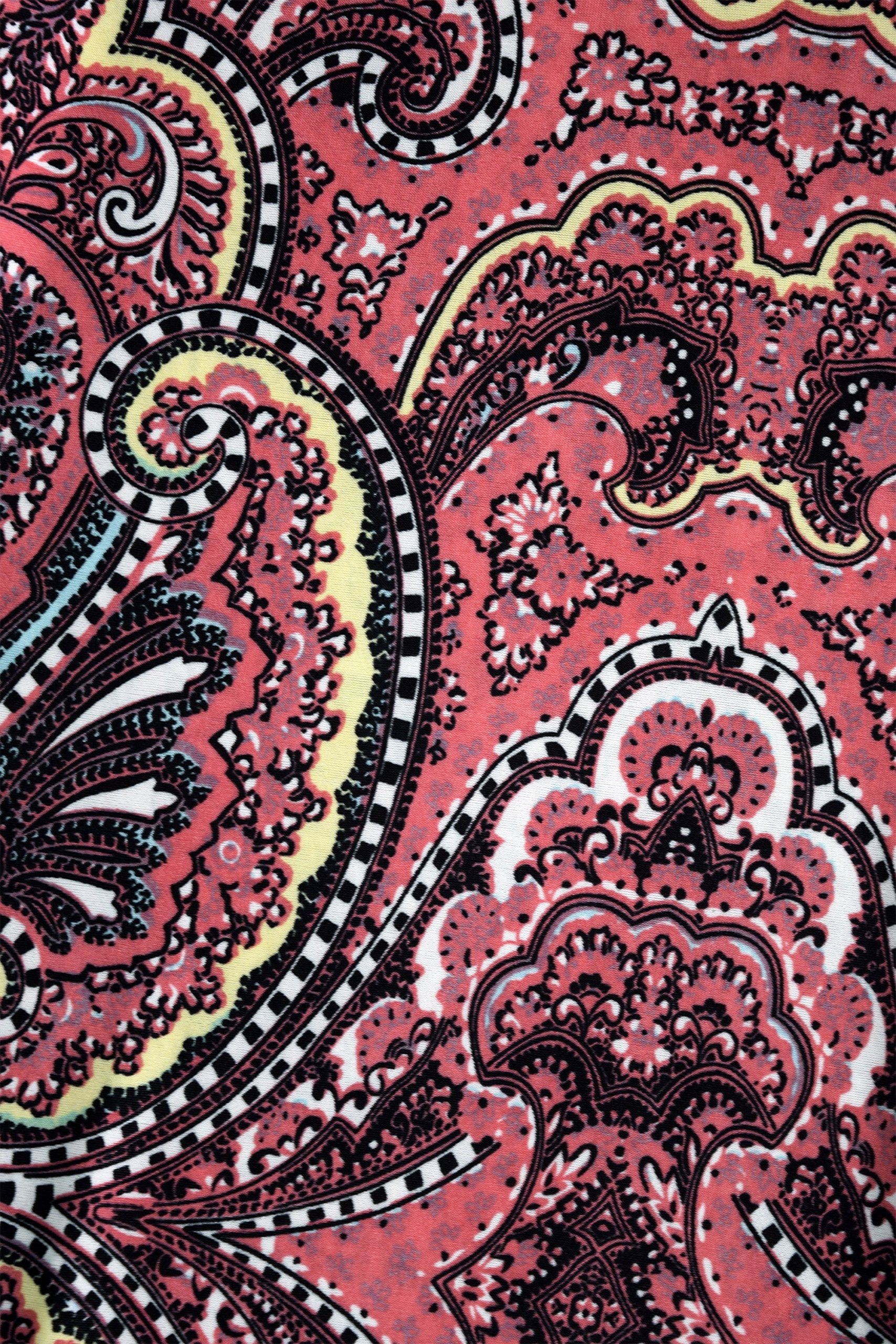 Women's Casual Summer Black Paisley Print Maxi Dress with Elastic Waist - Perfect for Beach Vacations, Date Nights & Summer Parties