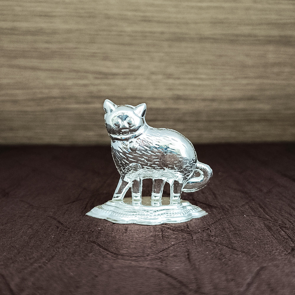 925 Pure Silver Cat Pendant Necklace for Luck, Prosperity & Health - Perfect Gift for Cat Lovers, Birthday & Spiritual Protection Jewelry (D7)
