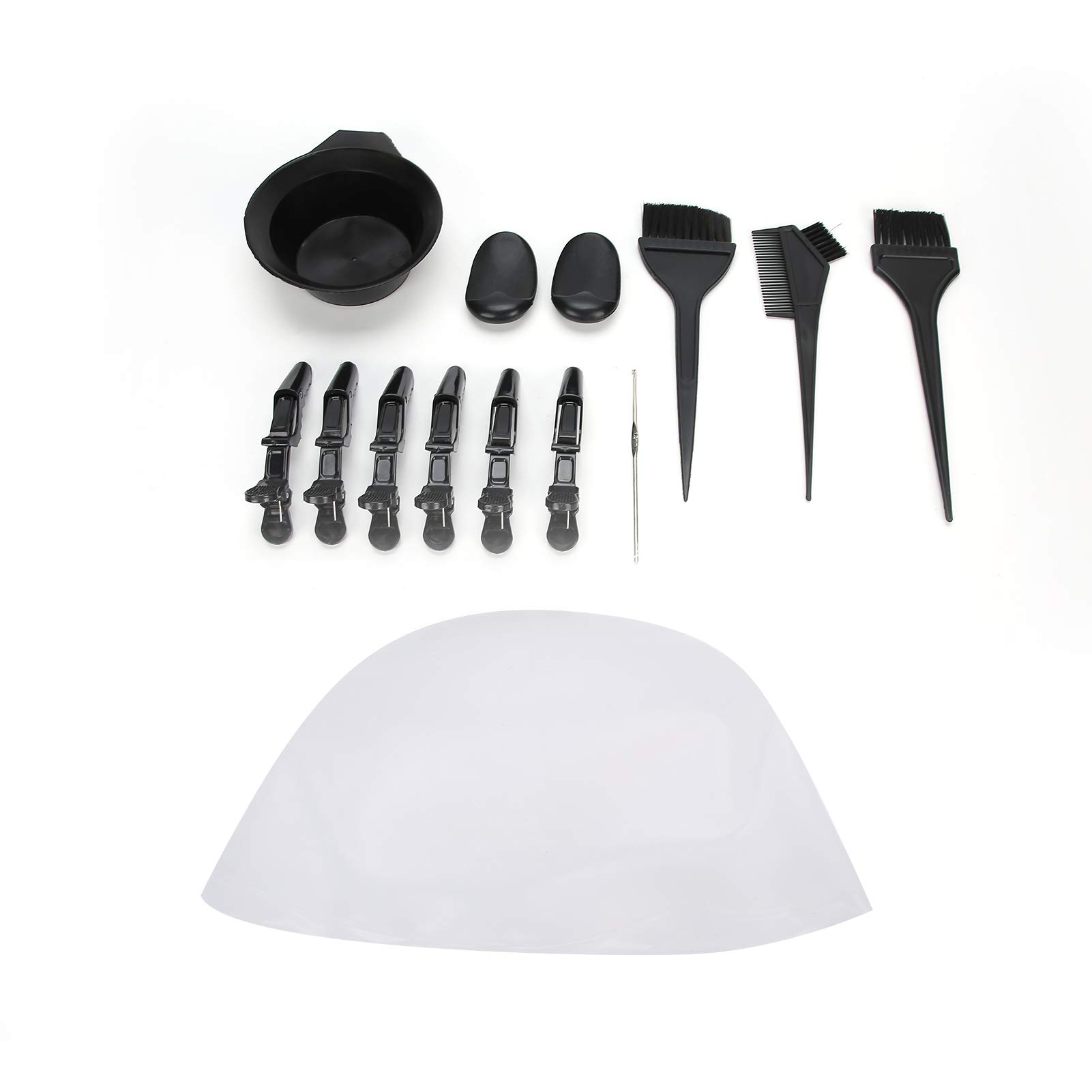 Professional Silicone Hair Dyeing Bowl & Brush Set - Hair Tinting Tools with Comb for DIY Home Hair Coloring | Perfect for Salon-Quality Highlights, Ombre, and Root Touch-Ups