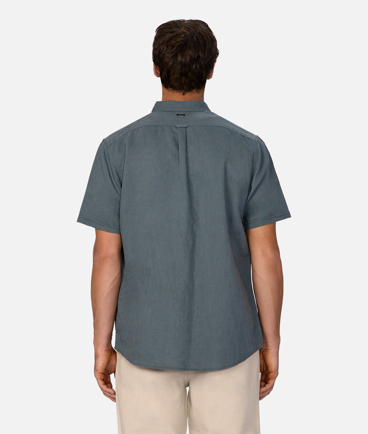 The Tennyson Linen Blend Short Sleeve Shirt - Men's Casual Summer Button Down Shirt | Breathable & Lightweight for Beach, Travel, and Outdoor Activities