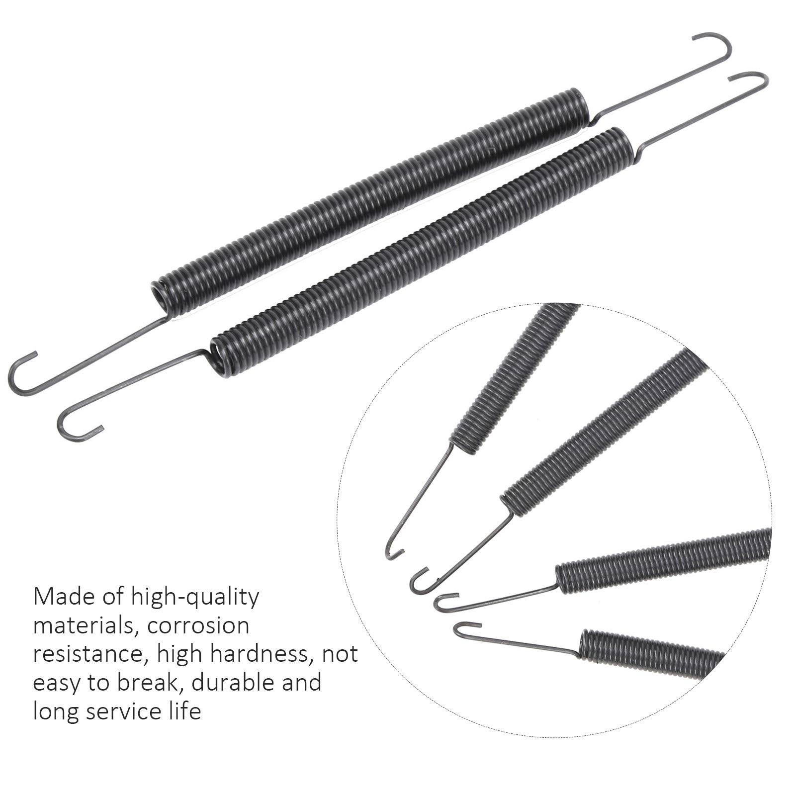 Dilwe 4Pcs 100mm RC Exhaust Pipe Springs for 1/8 Scale Remote Control Cars & Trucks - Durable Replacement Parts for Off-Road RC Vehicle Upgrades | Perfect for Crawlers, Buggies, and RC Car Enthusiasts