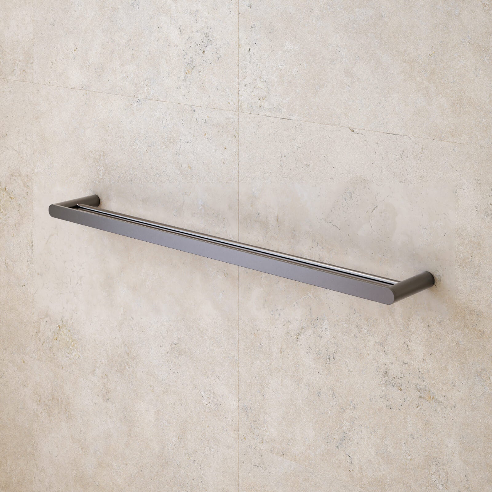 Caroma Urbane II Double Towel Rail 825mm Gunmetal - Premium Bathroom Towel Holder for Modern Homes, Spa & Hotel Use