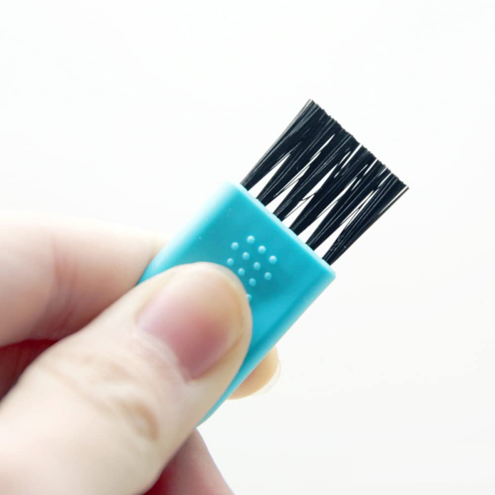 20 Pack Shaver Cleaning Brushes - Durable Trimmer & Razor Brush Set for Beard, Hair Clippers - Green - Perfect for Grooming Kits, Barber Shops & Home Use