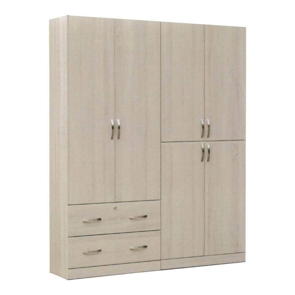 Elisa Open Door Wardrobe Cabinet - Freestanding Closet Organizer Without Top - Perfect for Bedroom, Living Room, or Walk-In Closet Storage