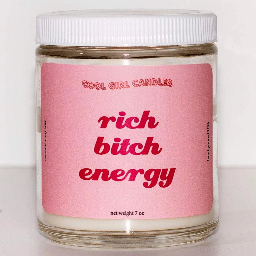 Rich B Energy Candle - Aromatherapy Scented Soy Wax Candle for Relaxation, Focus & Positive Vibes | Perfect for Home, Office, Yoga & Meditation Spaces
