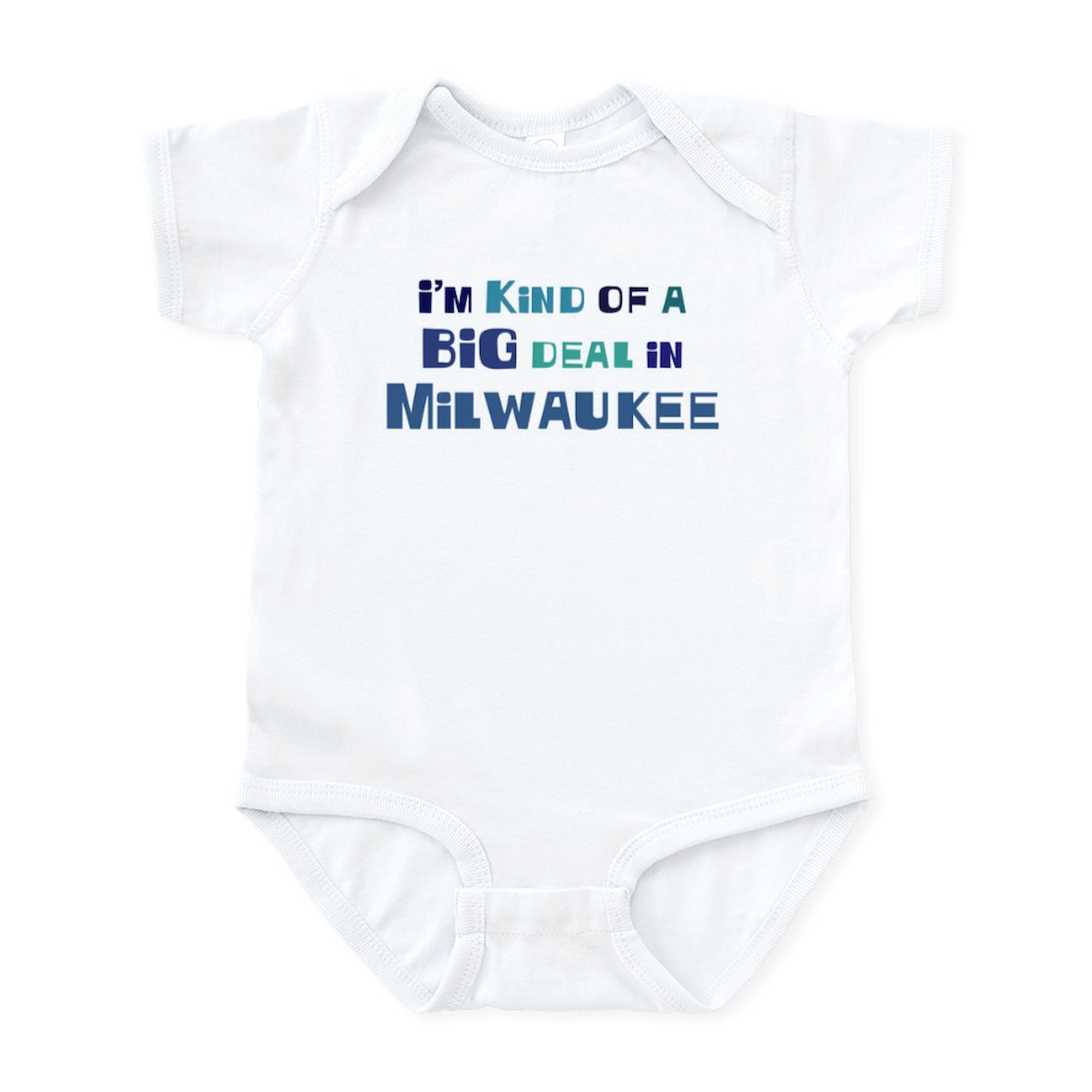 Milwaukee Big Deal Cute Infant Bodysuit - Soft Baby Romper for Newborns & Toddlers - Perfect for Family Outings, Photo Shoots & Casual Wear