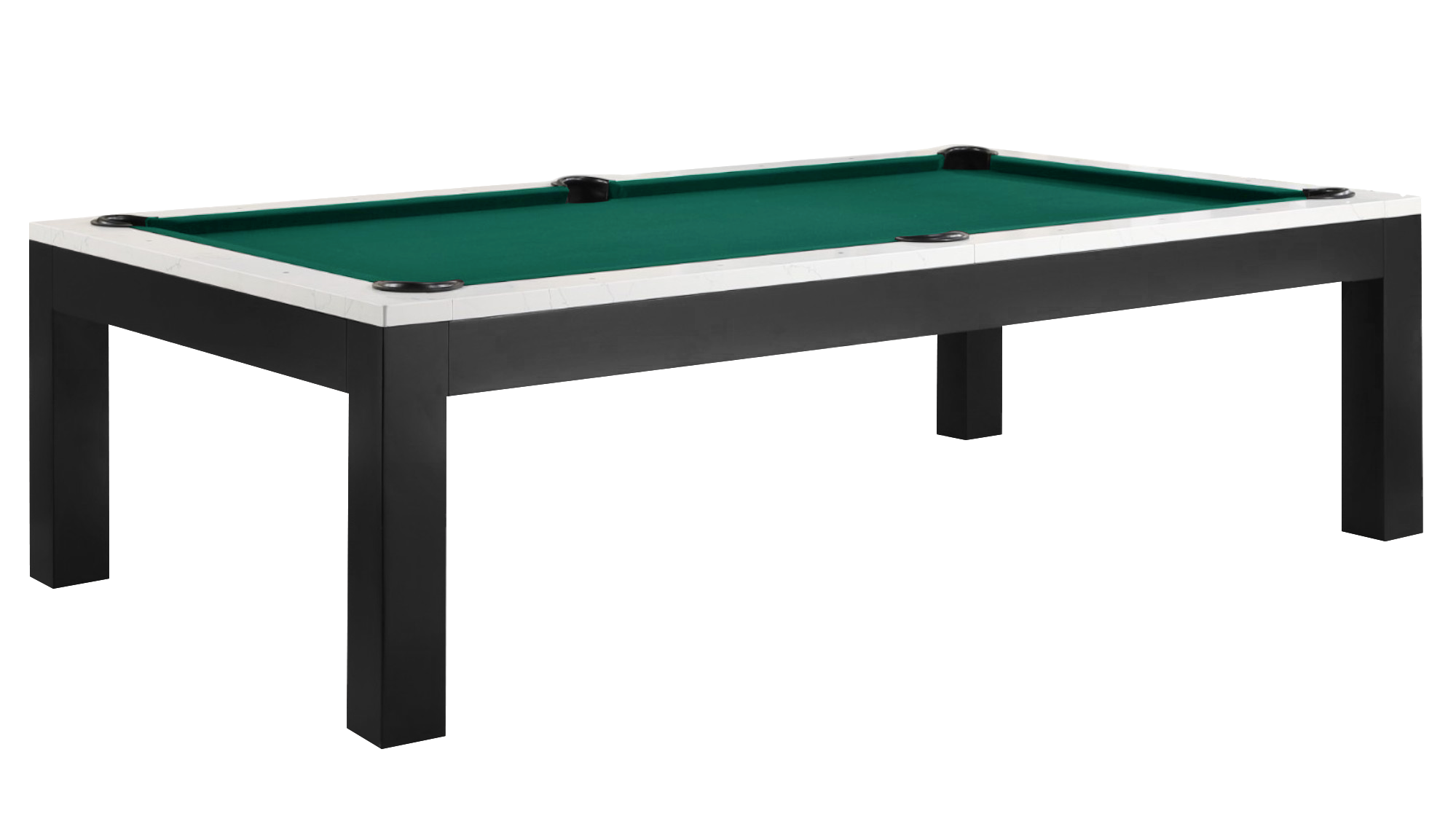 Baylor II 8 Foot Pool Table with Premium Stone Rails - Professional Billiards Game Table for Home, Game Room, or Bar