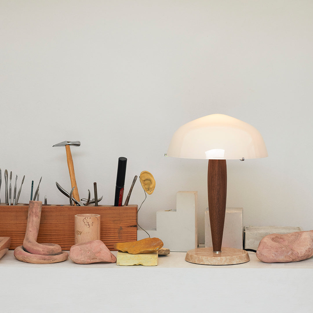 Herman SHY3 Modern LED Table Lamp with USB Charging Port - Perfect for Bedroom, Living Room & Office Workspace Lighting