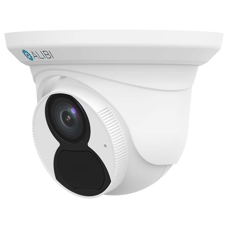 Alibi Vigilant Performance 8MP 98ft IR SmartSense Fixed IP Turret Security Camera - Indoor/Outdoor Surveillance for Home & Business Protection