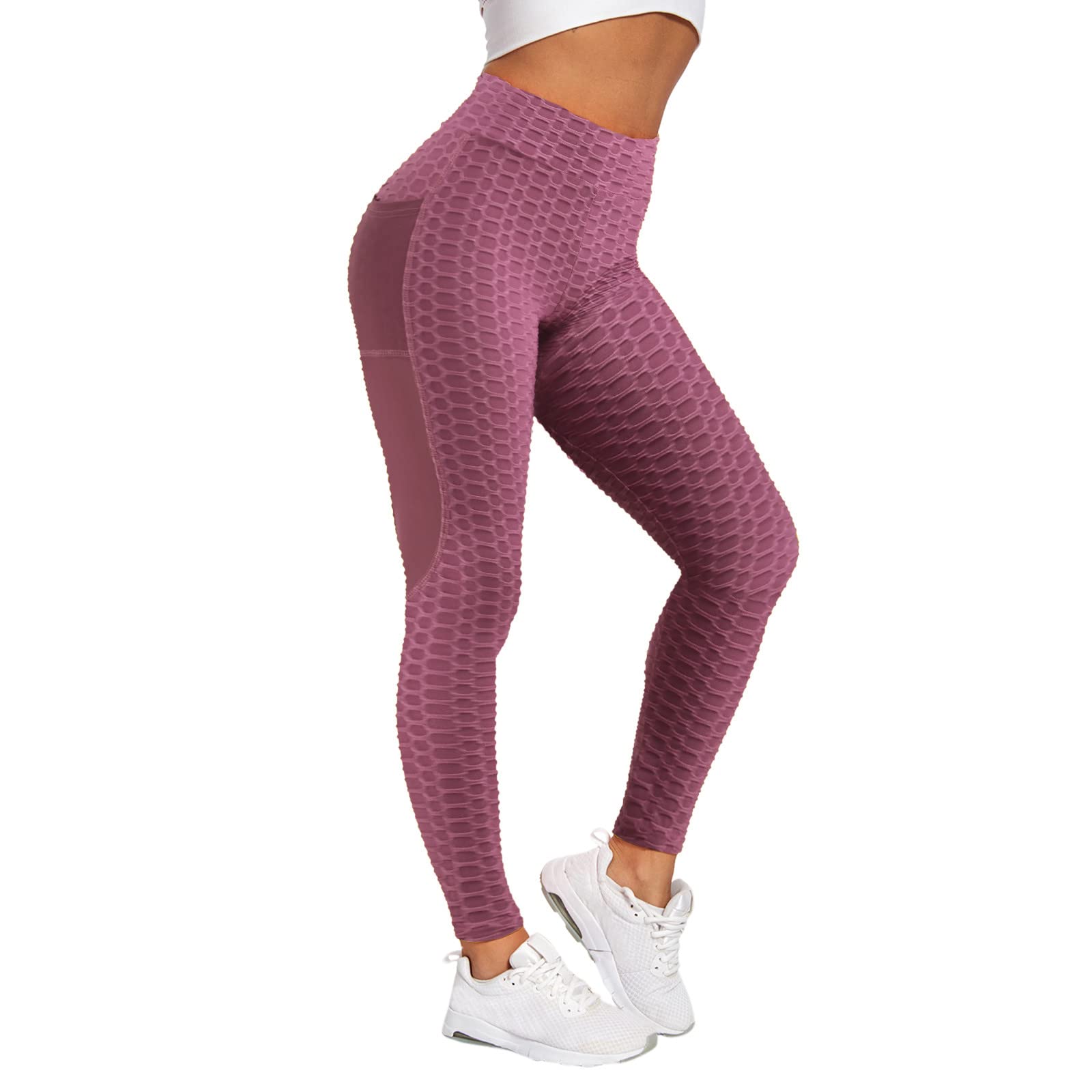 ZJRXM Women's High Waisted Scrunch Booty Workout Leggings - Butt Lifting Yoga Pants with Mesh Panels & Compression Fit for Gym, Running, and Everyday Wear