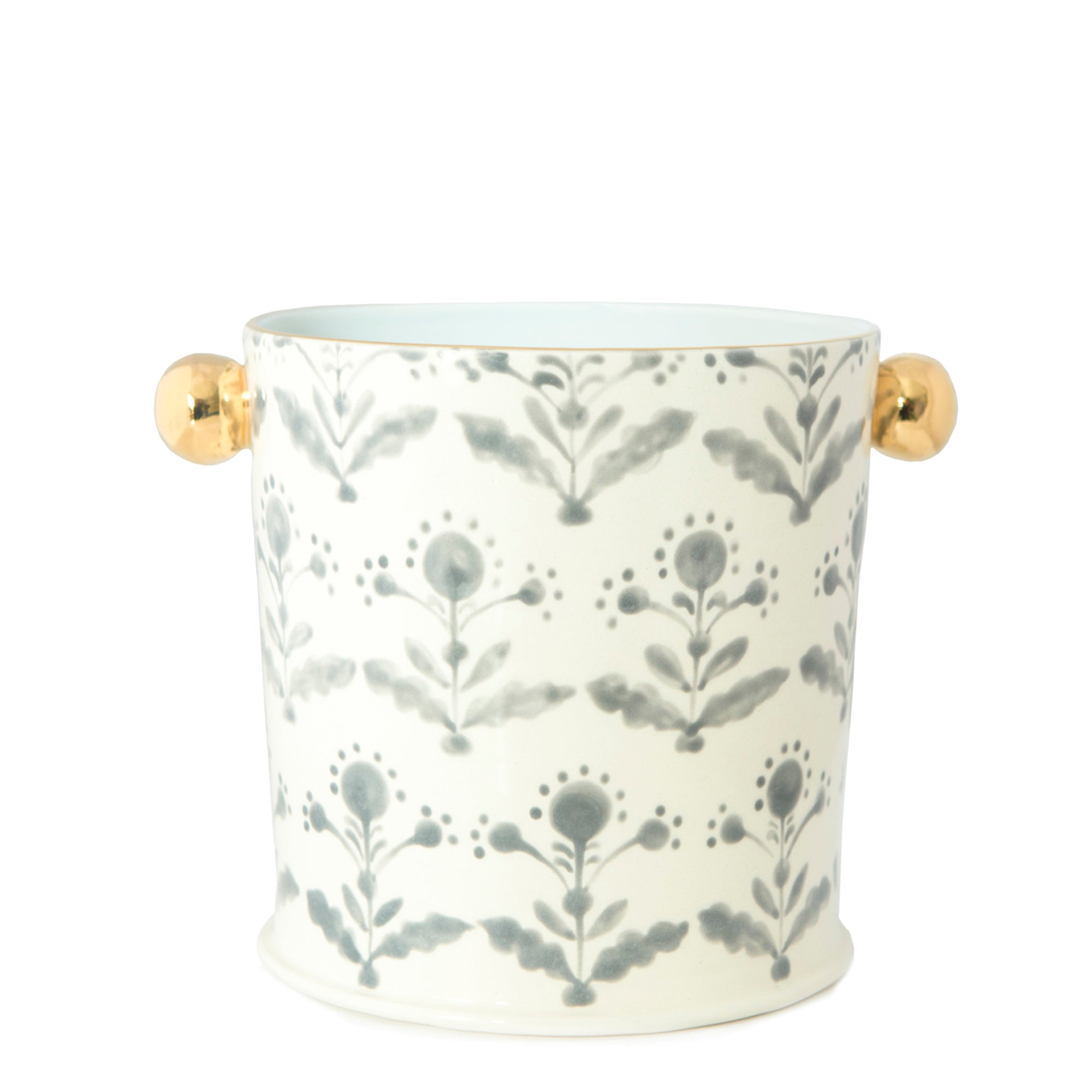Scandia Small Planter - Modern Ceramic Flower Pot for Indoor Plants, Succulents & Herbs - Perfect for Home, Office & Garden Decor