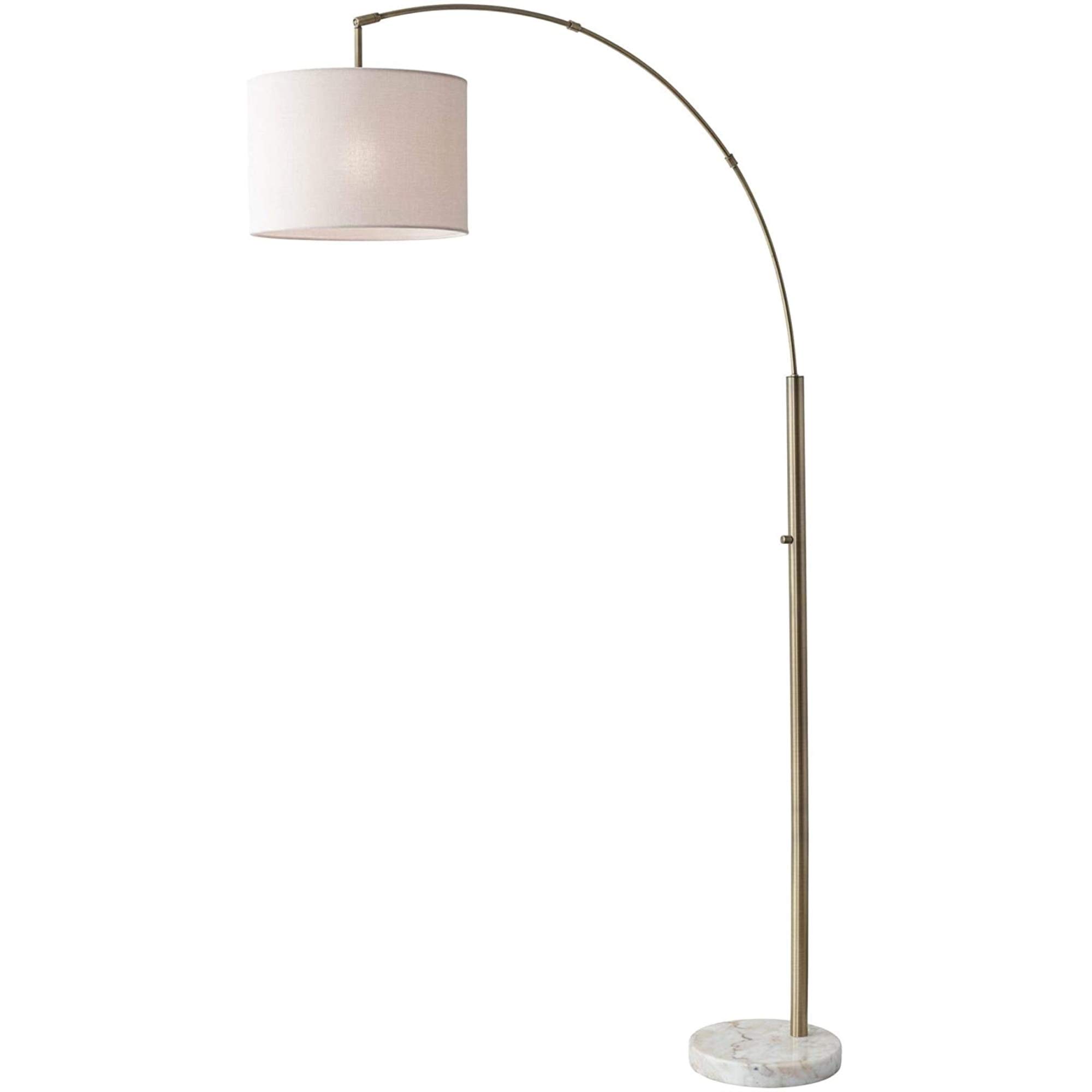 Brass Metal Arc Floor Lamp - 11