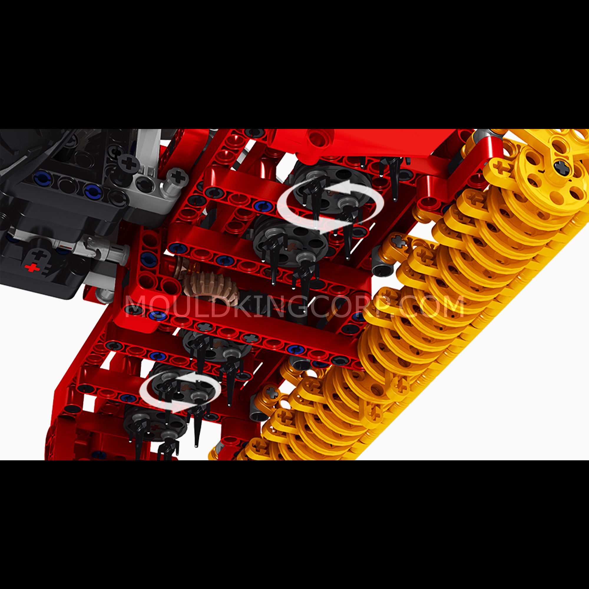 MOULD KING 17020 Remote Control Tractor Building Kit - 2,716 PCS STEM Toy for Adults & Kids | Perfect for Construction Play, DIY Projects & Collectors | Compatible with Major Building Brick Brands