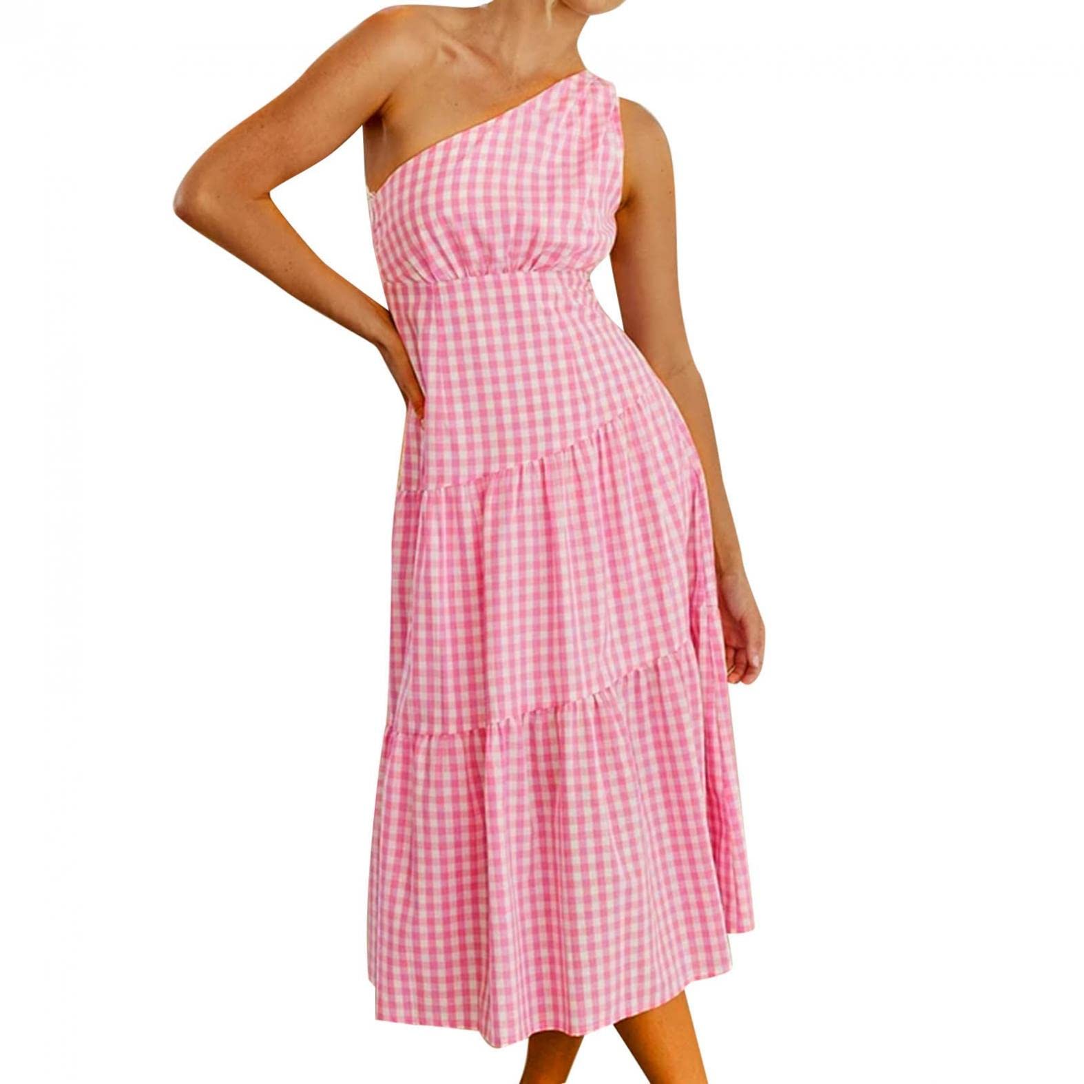 BAGELISE Women's Maxi Dress - Floral Print Sleeveless Summer Long Dress for Beach Vacation, Hawaii Trip, Party & Casual Wear | Perfect for Tropical Getaways, Date Nights & Summer Outings